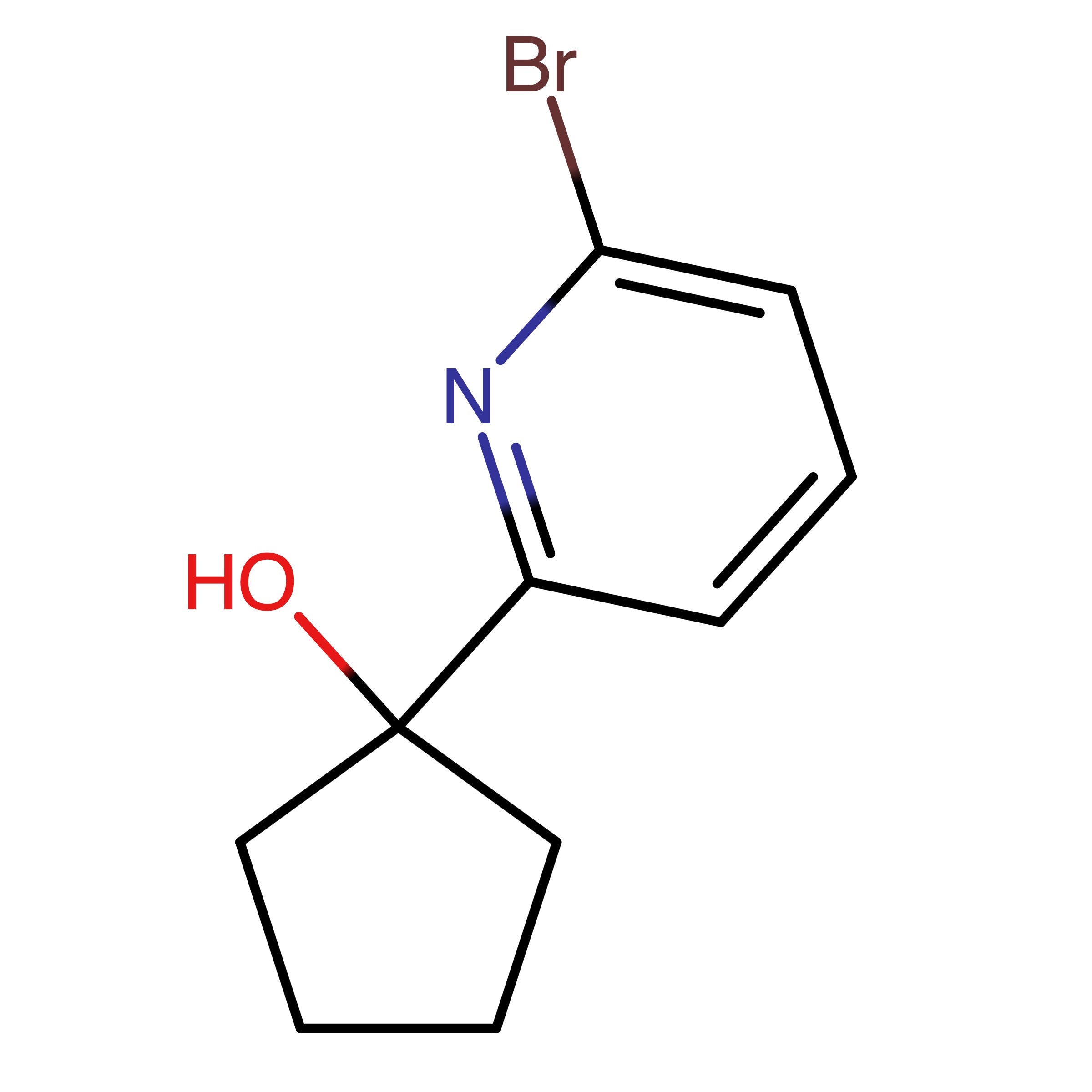 CAS RN 176978-27-1 | 1-(6-Bromopyridin-2-yl)cyclopentan-1-ol | MFCD26127429