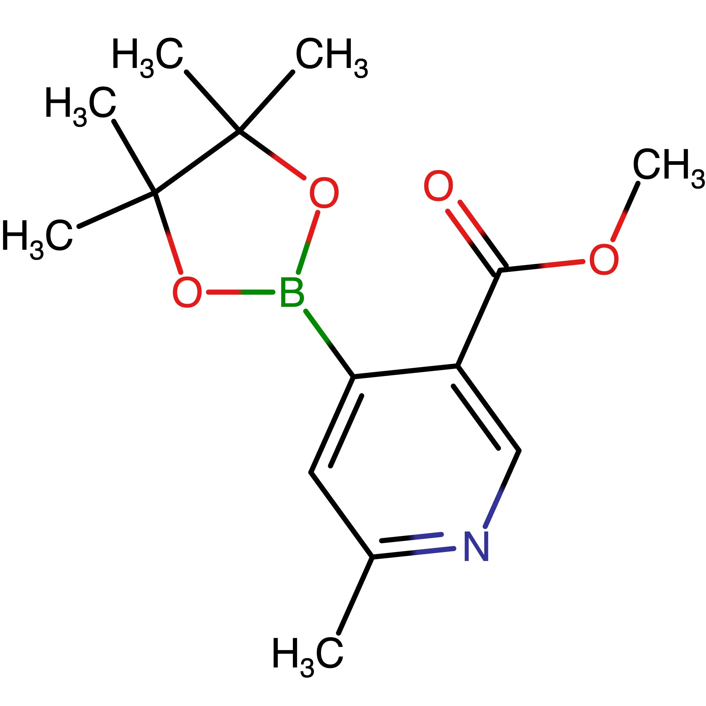 CAS RN 1773563-26-0 | Methyl 6-methyl-4-(4,4,5,5-tetramethyl-1,3,2-dioxaborolan-2-yl)nicotinate