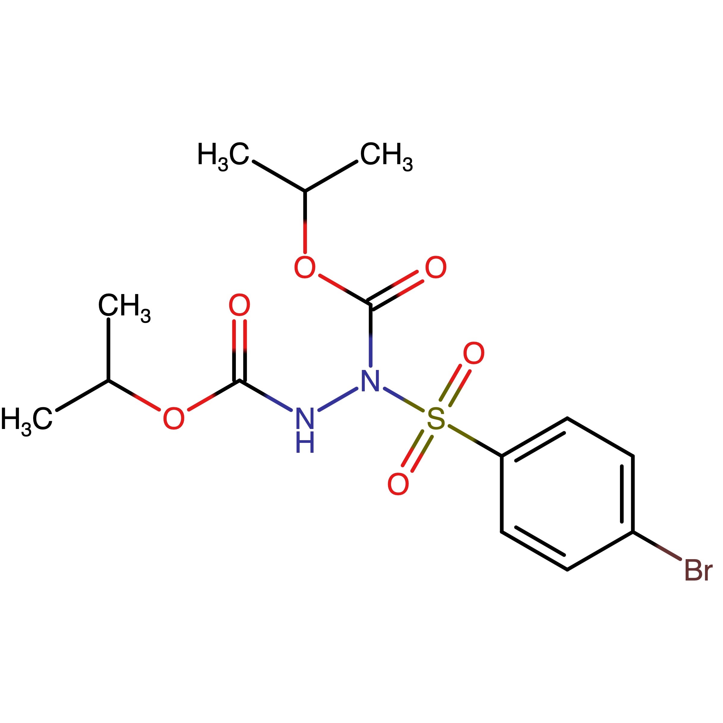CAS RN 1778685-30-5 | Di(propan-2-yl) 1-(4-bromophenylsulfonyl)hydrazine-1,2-dicarboxylate 