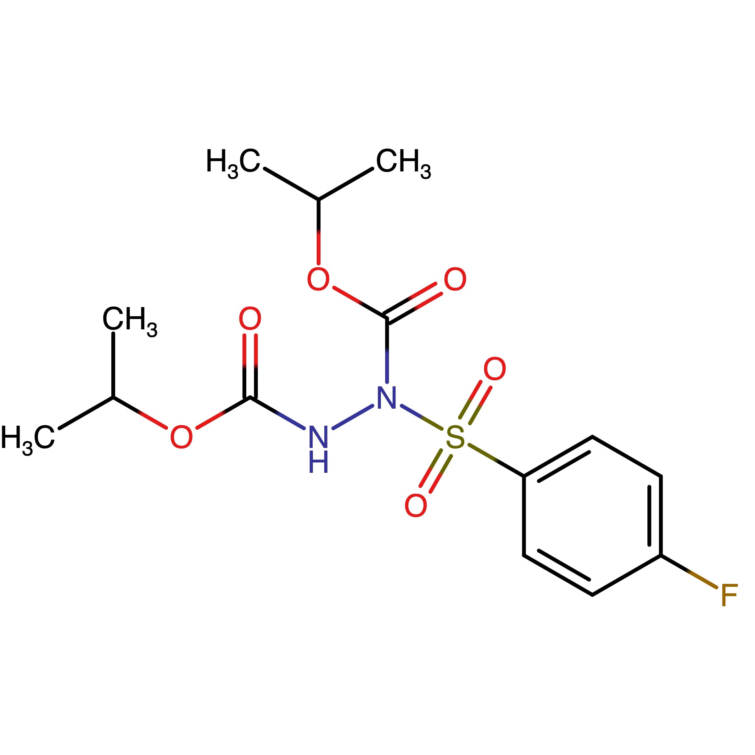 CAS RN 1778685-31-6 | Di(propan-2-yl) 1-(4-fluorophenylsulfonyl)hydrazine-1,2-dicarboxylate 