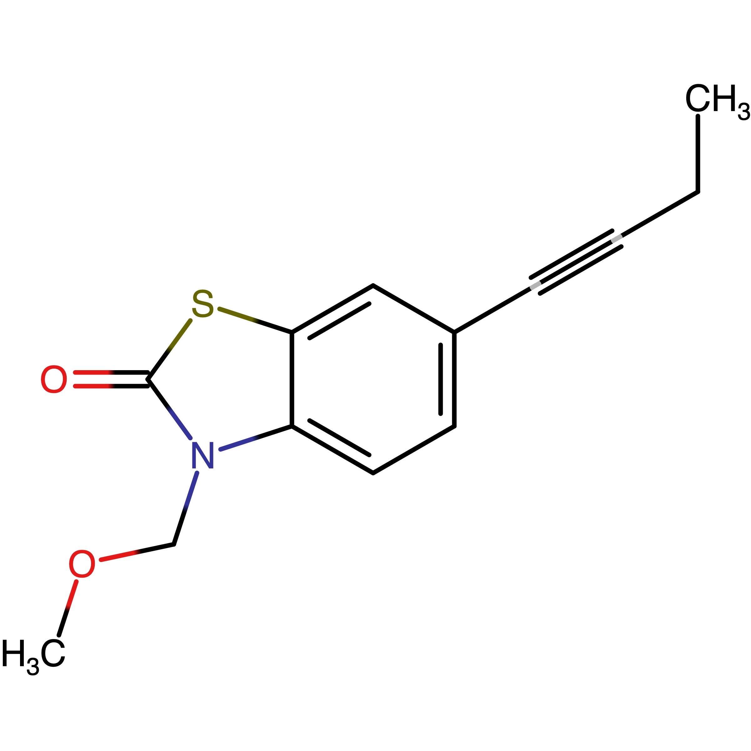 CAS RN 1779569-26-4 | 6-(But-1-yn-1-yl)-3-(methoxymethyl)benzo[d]thiazol-2(3H)-one