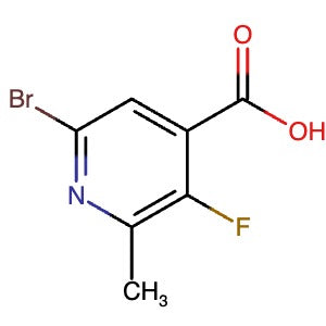 1780688-89-2 | 6-Bromo-3-fluoro-2-methylisonicotinic acid - Hoffman Fine Chemicals