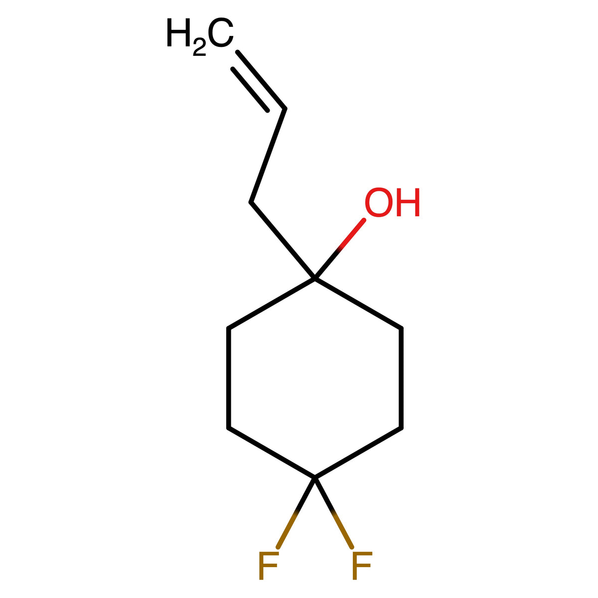 CAS RN 1782085-60-2 | 4,4-Difluoro-1-prop-2-enylcyclohexan-1-ol
