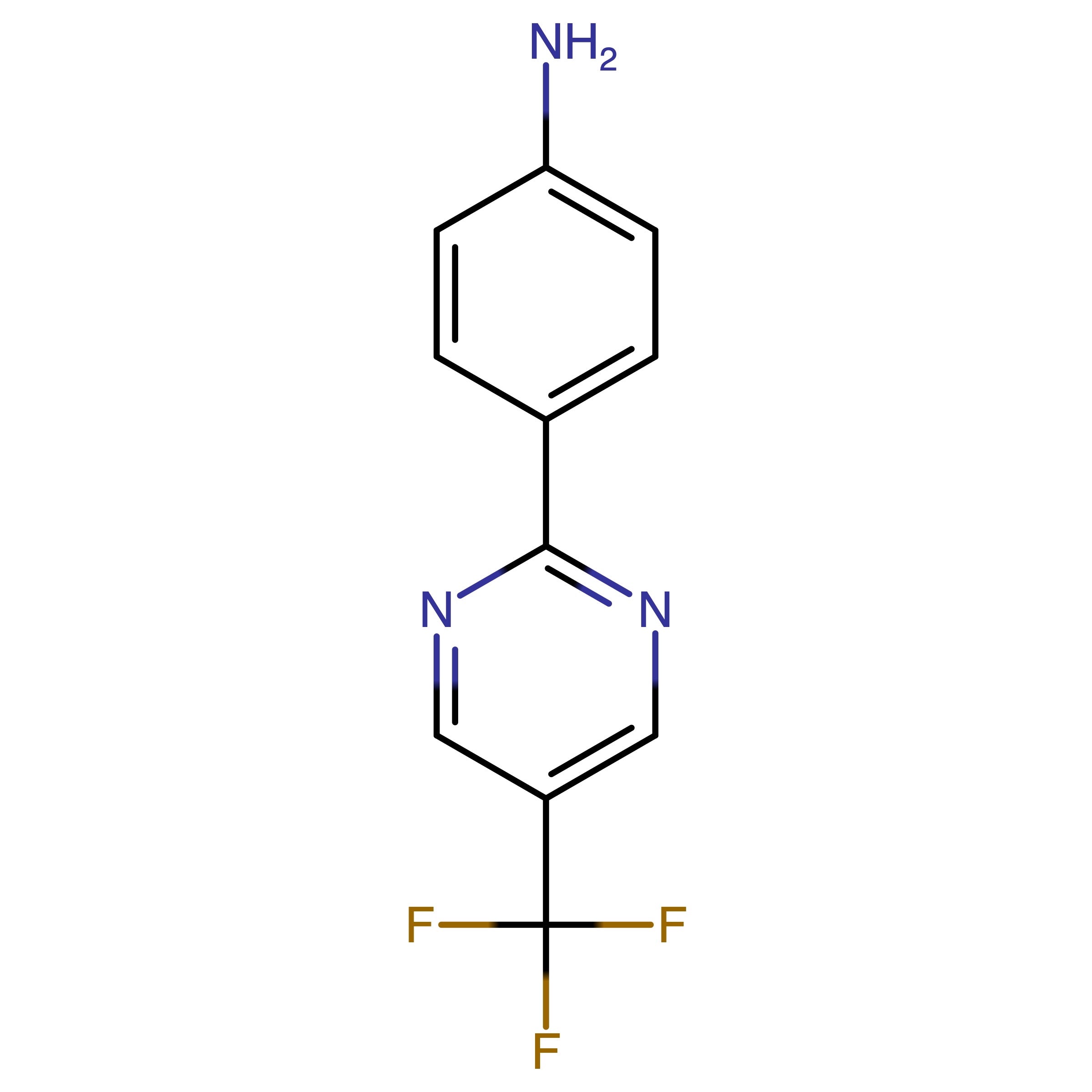 CAS RN 1785503-75-4 | 4-(5-(Trifluoromethyl)pyrimidin-2-yl)aniline