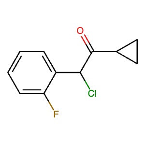 178688-43-2 | 2-Chloro-1-cyclopropyl-2-(2-fluorophenyl)ethan-1-one - Hoffman Fine Chemicals