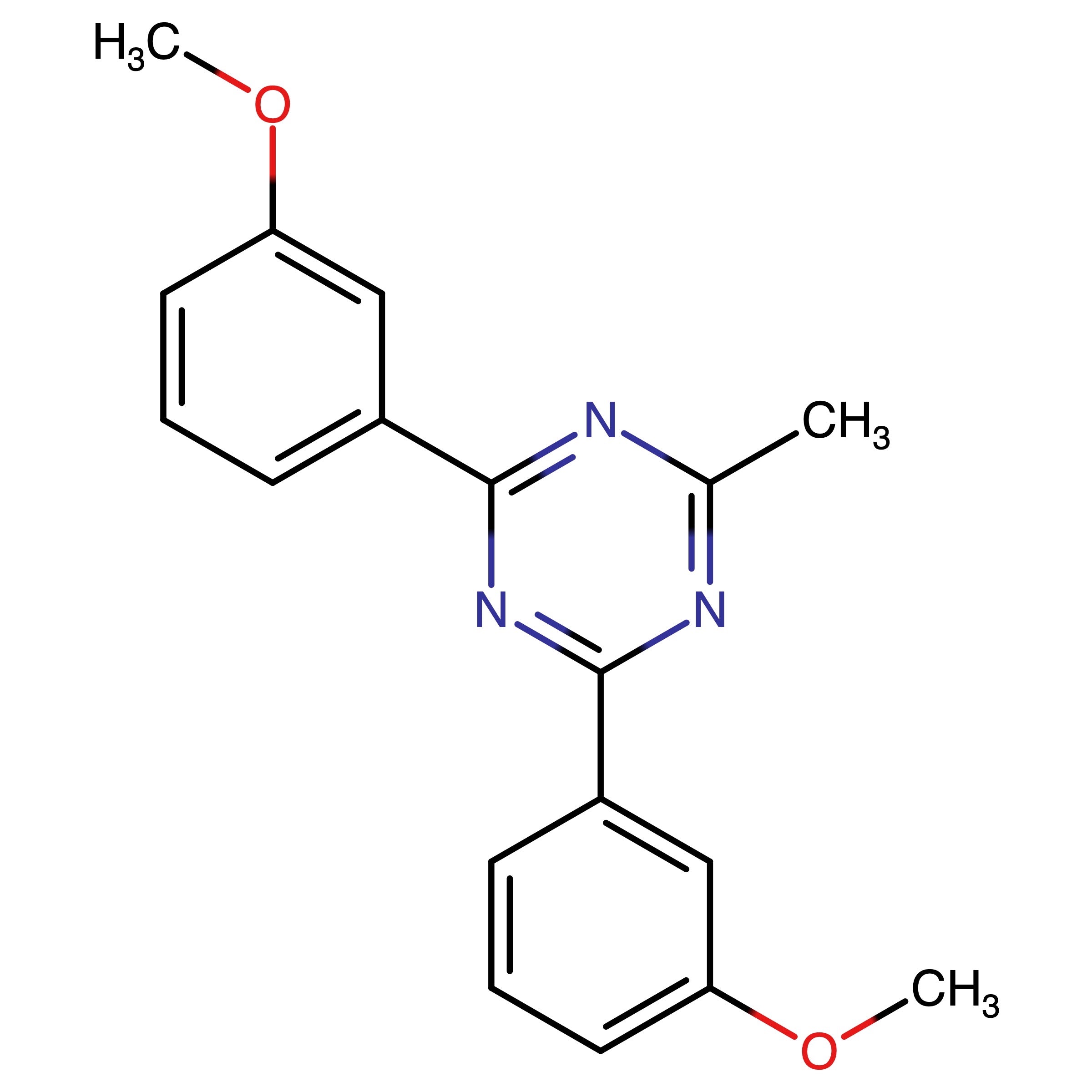 CAS RN 1788057-95-3 | 2,4-Bis(3-methoxyphenyl)-6-methyl-1,3,5-triazine