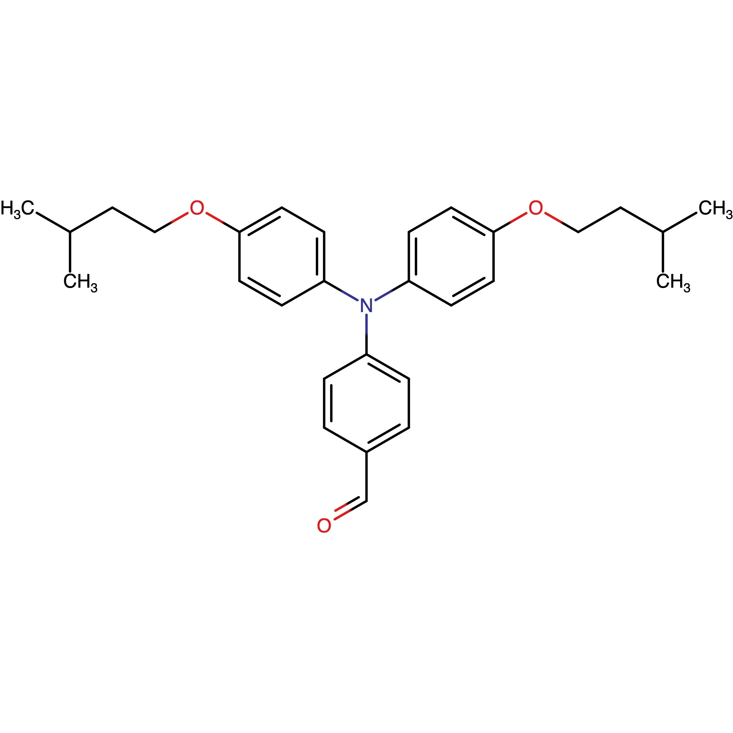 CAS RN 1789704-35-3 | 4-(Bis(4-(isopentyloxy)phenyl)amino)benzaldehyde