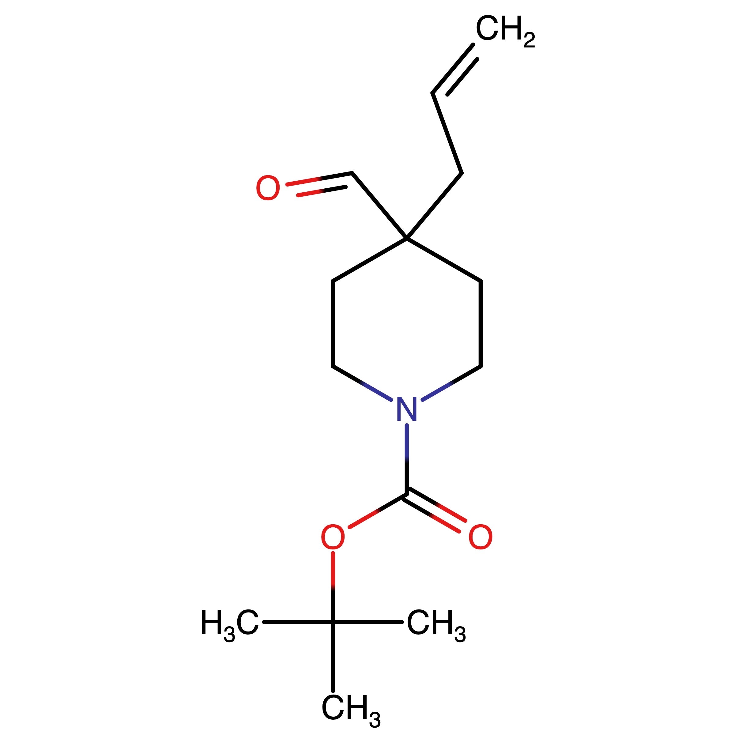 CAS RN 1793108-52-7 | tert-Butyl 4-allyl-4-formylpiperidine-1-carboxylate | MFCD30294513