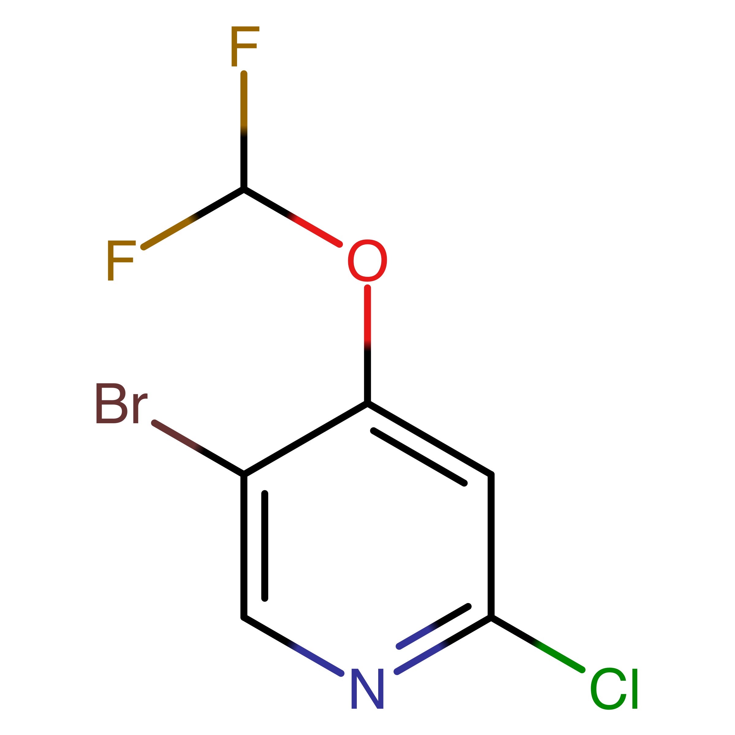 CAS RN 1798295-14-3 | 5-Bromo-2-chloro-4-(difluoromethoxy)pyridine | MFCD28733856
