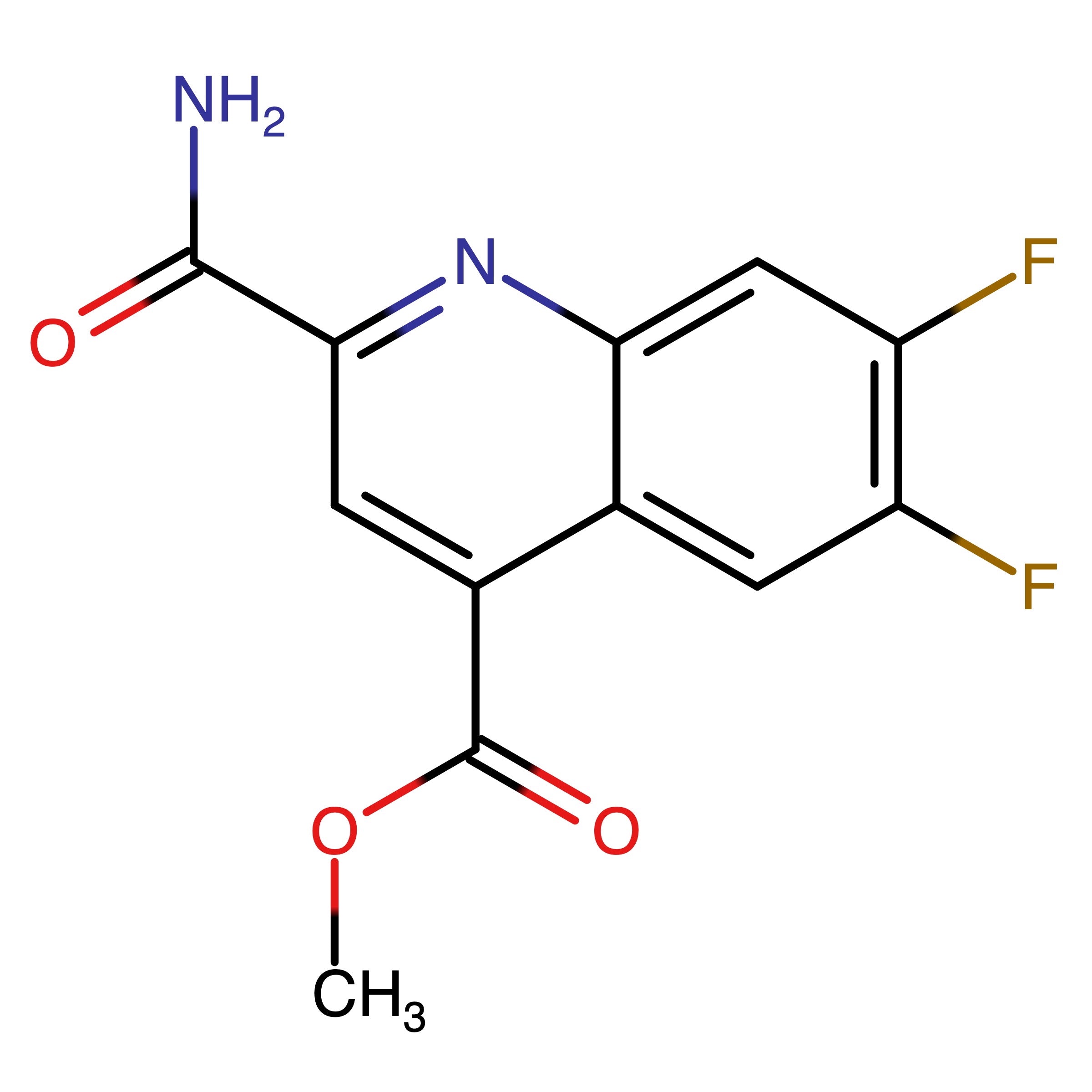 CAS RN 1799762-69-8 | Methyl 2-carbamoyl-6,7-difluoroquinoline-4-carboxylate
