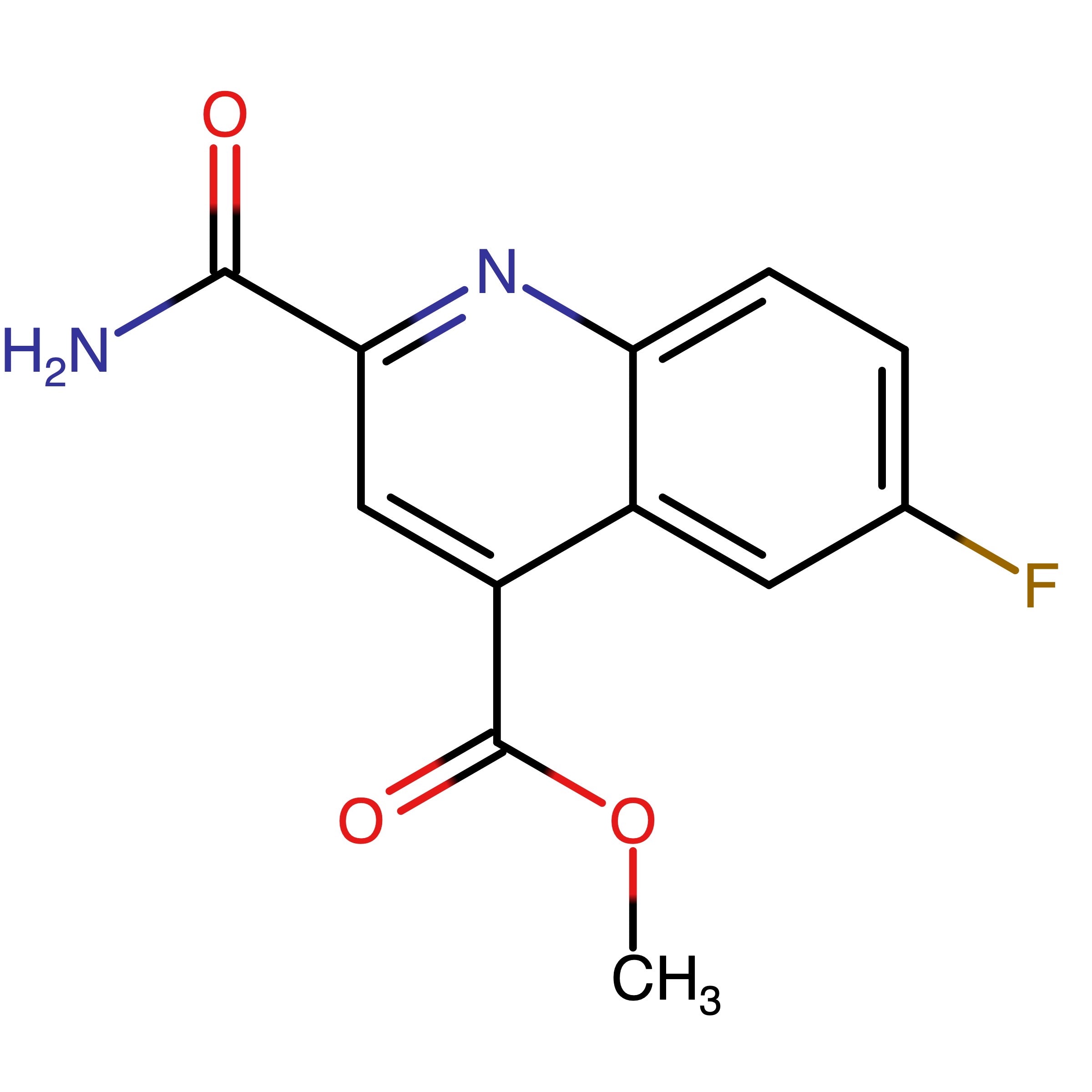 CAS RN 1799762-80-3 | Methyl 2-carbamoyl-6-fluoroquinoline-4-carboxylate