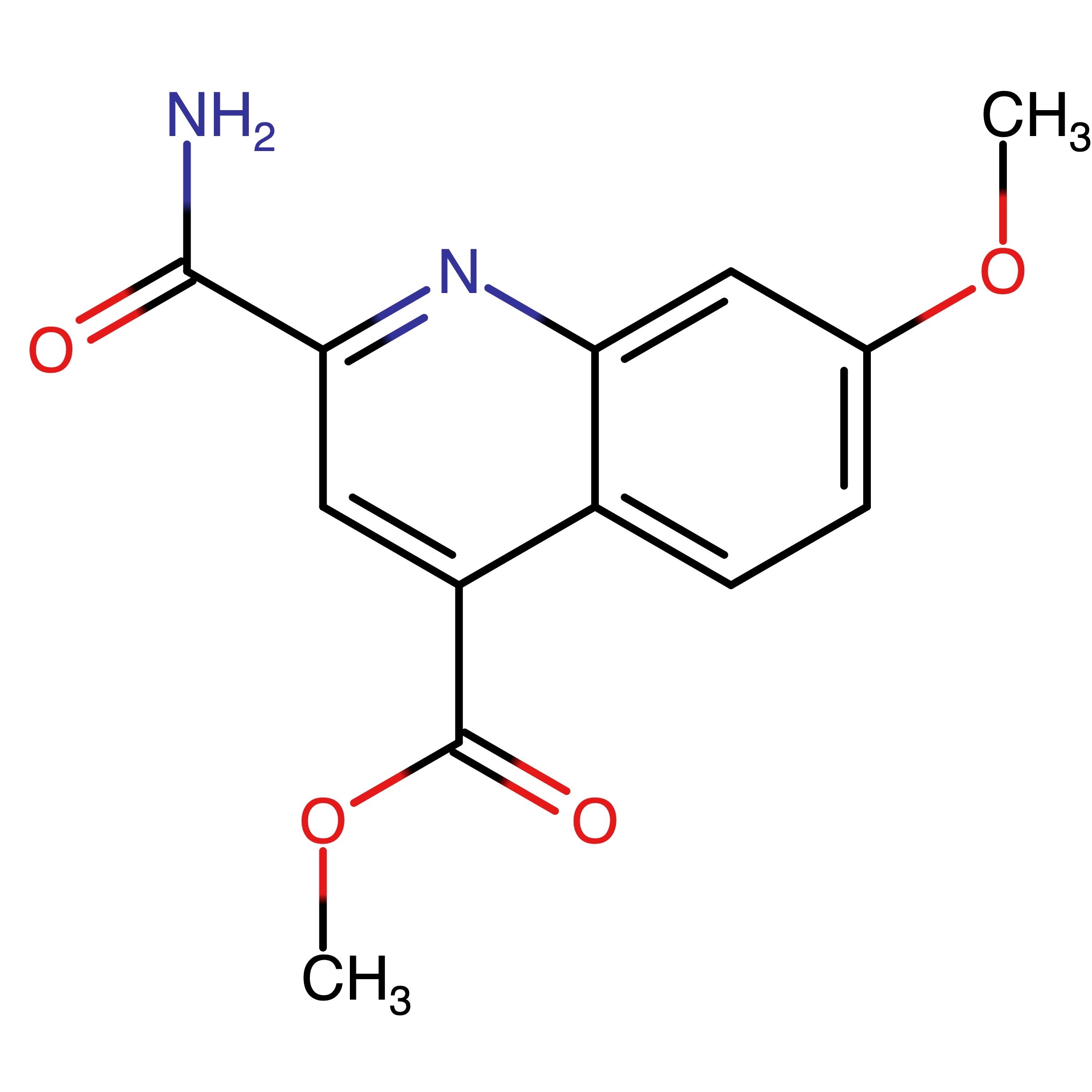 CAS RN 1799763-08-8 | Methyl 2-carbamoyl-7-methoxyquinoline-4-carboxylate