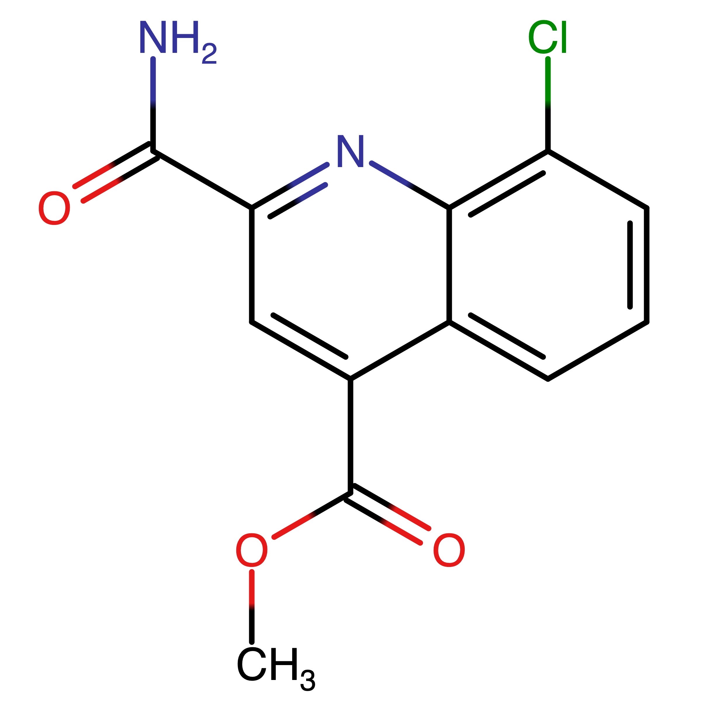 CAS RN 1799763-11-3 | Methyl 2-carbamoyl-8-chloroquinoline-4-carboxylate | MFCD31636912