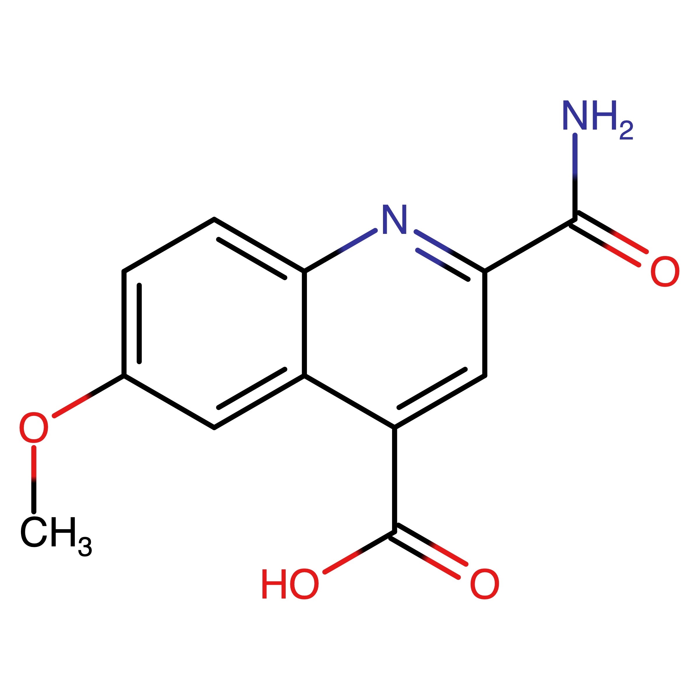CAS RN 1799763-20-4 | 2-Carbamoyl-6-methoxyquinoline-4-carboxylic acid
