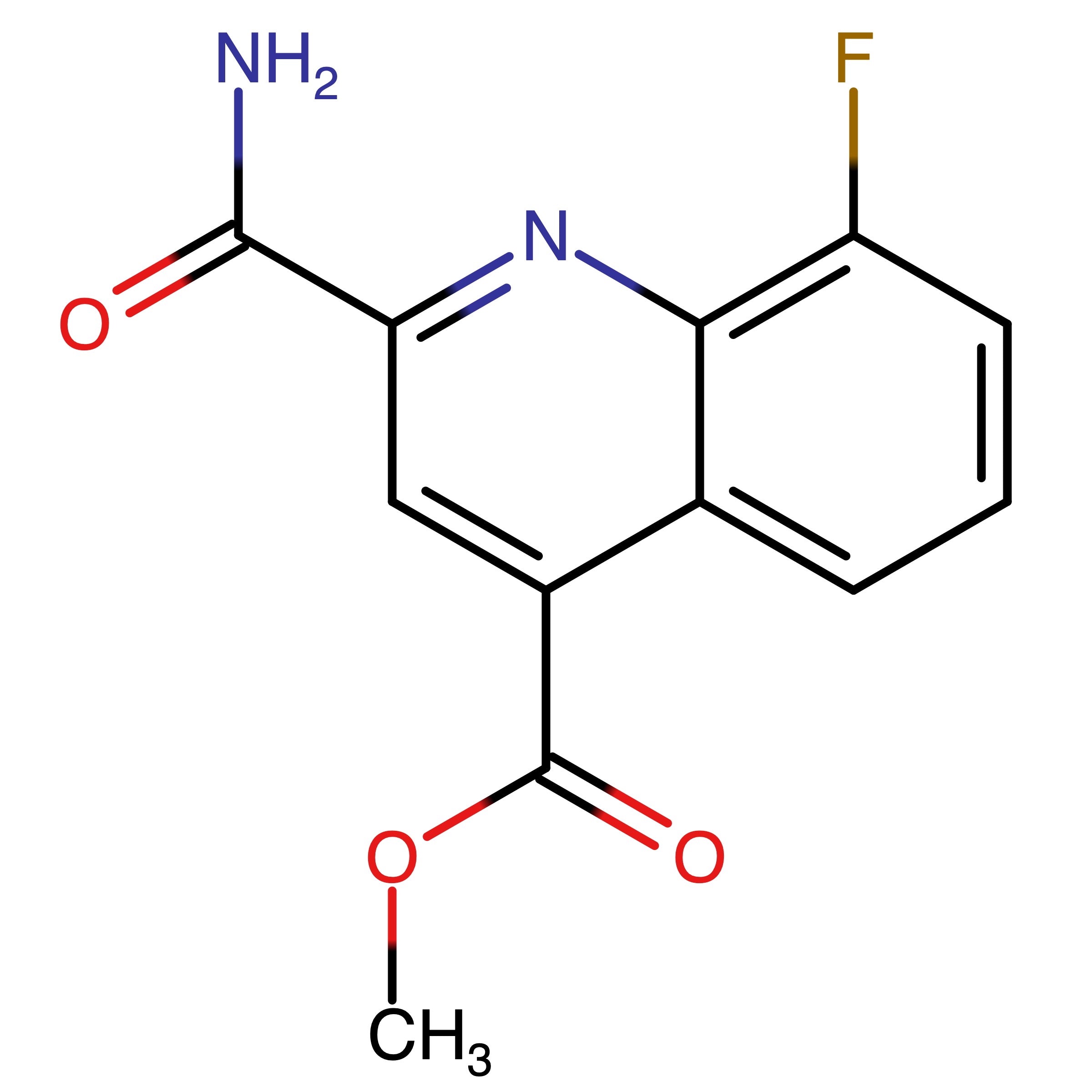 CAS RN 1799763-23-7 | Methyl 2-carbamoyl-8-fluoroquinoline-4-carboxylate