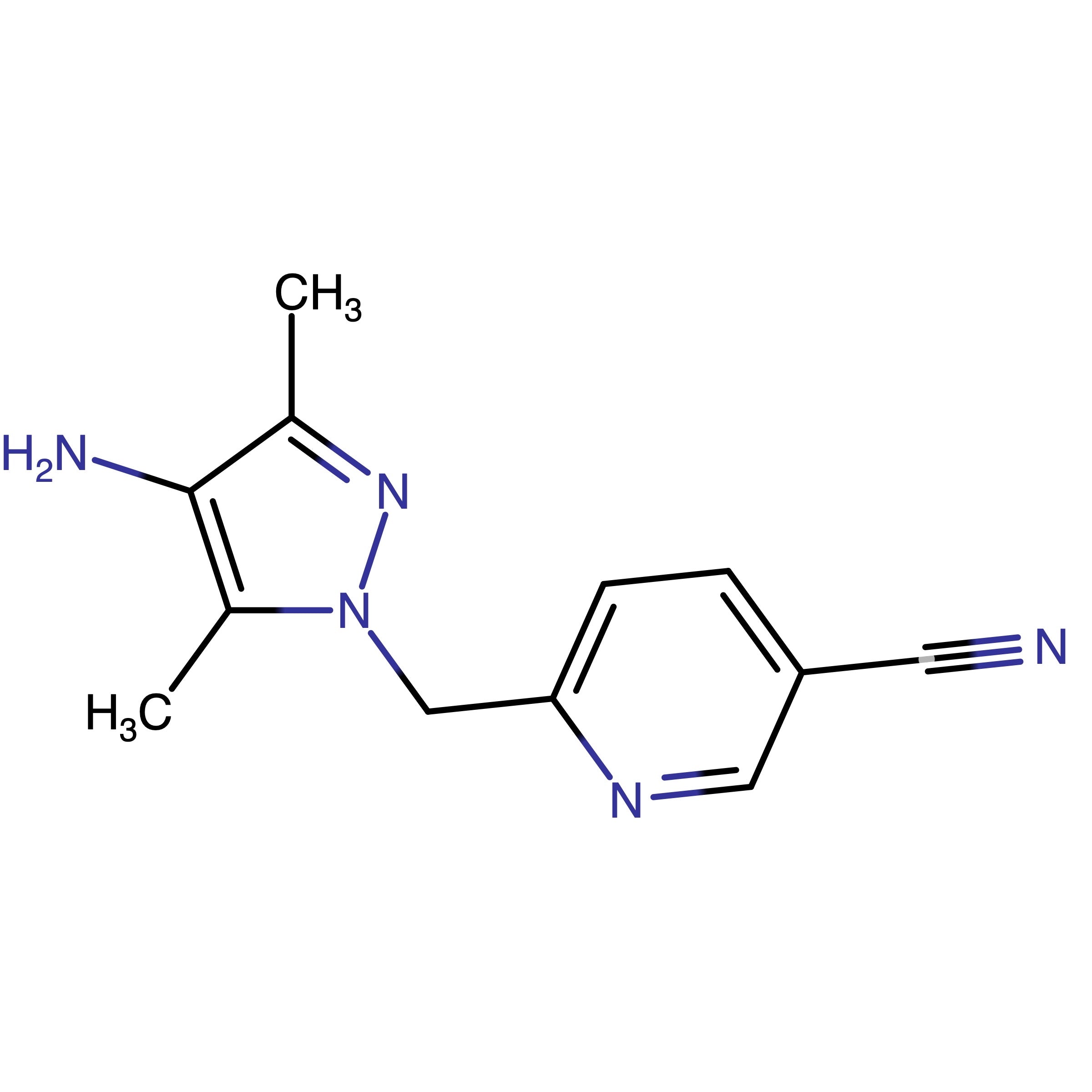 CAS RN 1799764-58-1 | 6-[(4-Amino-3,5-dimethyl-1H-pyrazol-1-yl)methyl]nicotinonitrile