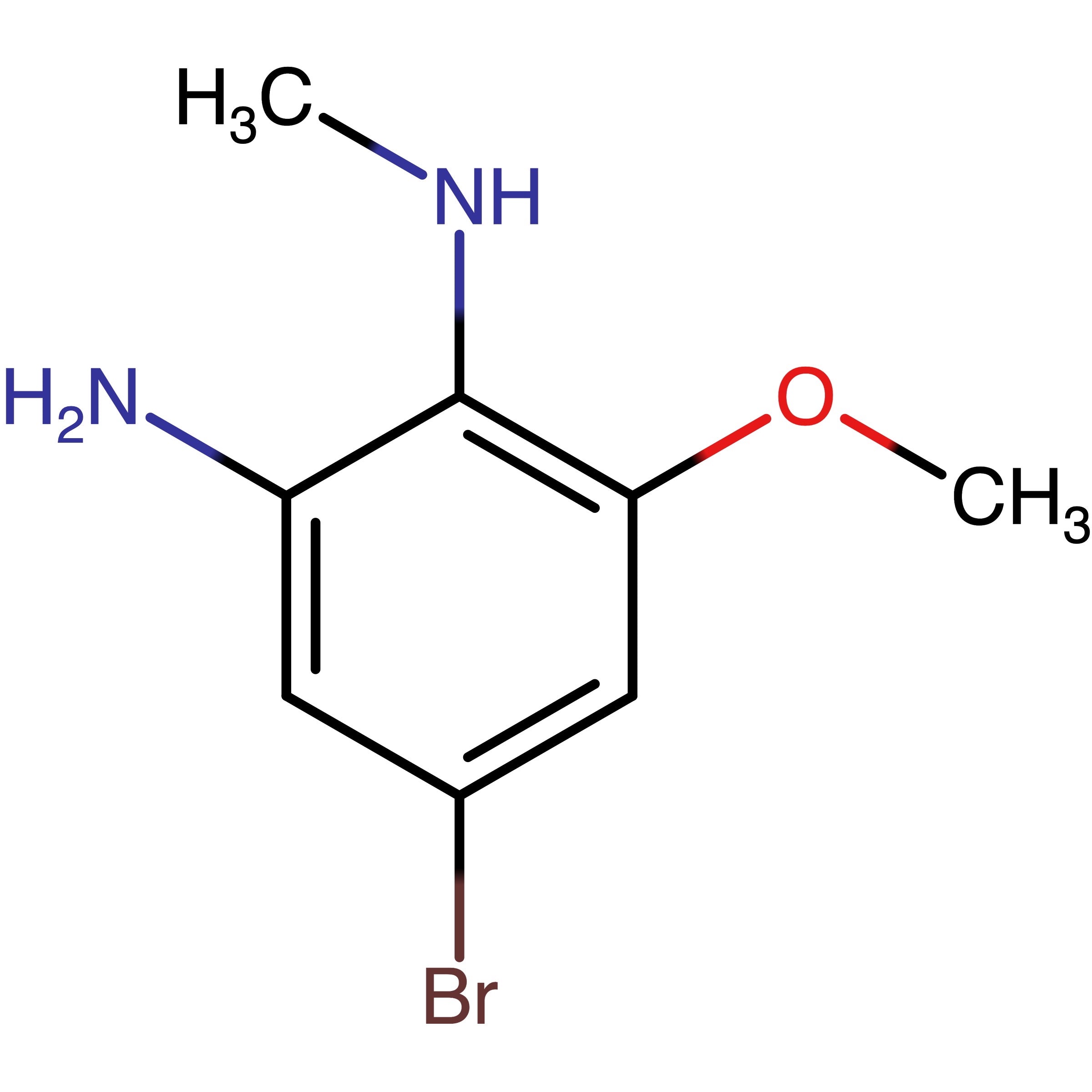 CAS RN 1799973-81-1 | 4-Bromo-6-methoxy-N1-methylbenzene-1,2-diamine