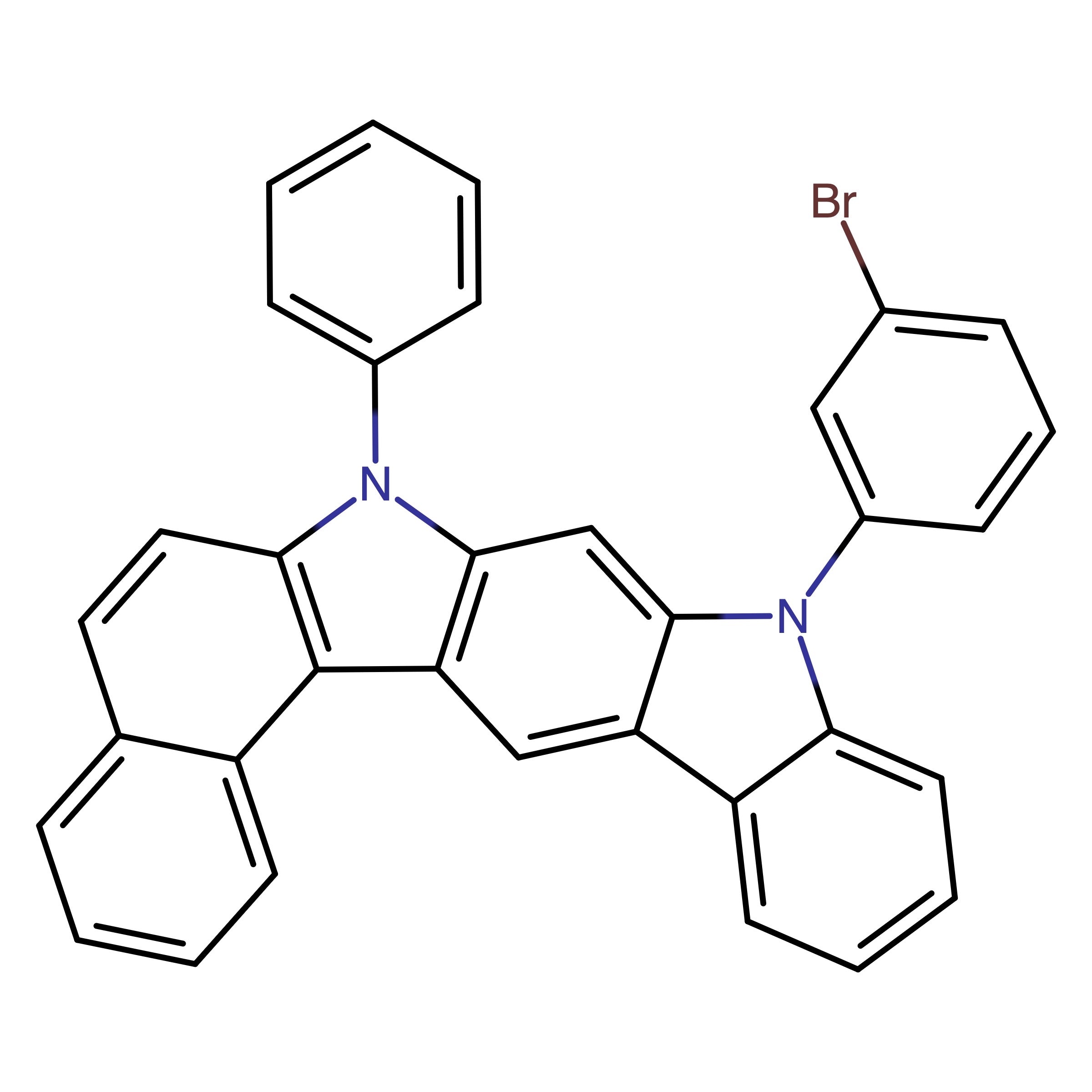 CAS RN 1800022-03-0 | 16-(3-Bromophenyl)-12-phenyl-12,16-diazahexacyclo[11.11.0.02,11.03,8.015,23.017,22]tetracosa-1(13),2(11),3,5,7,9,14,17,19,21,23-undecaene