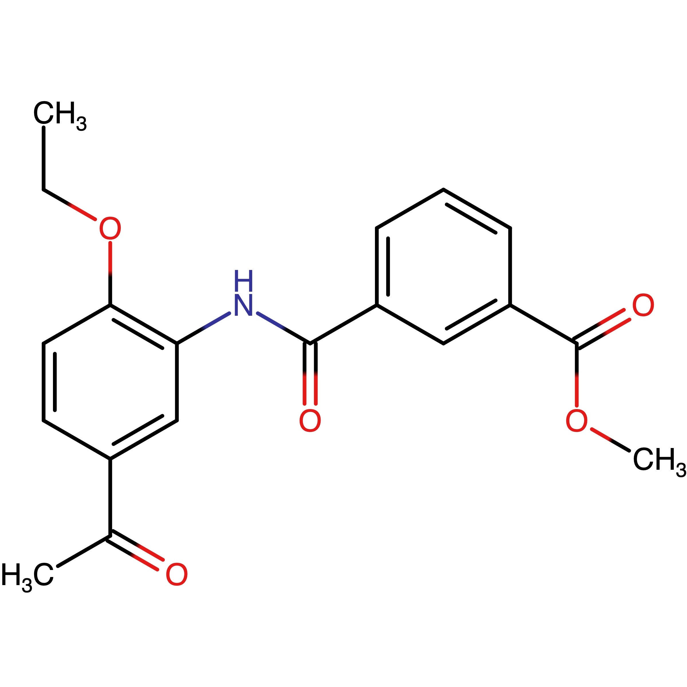 CAS RN 1801351-59-6 | Methyl 3-((5-acetyl-2-ethoxyphenyl)carbamoyl)benzoate