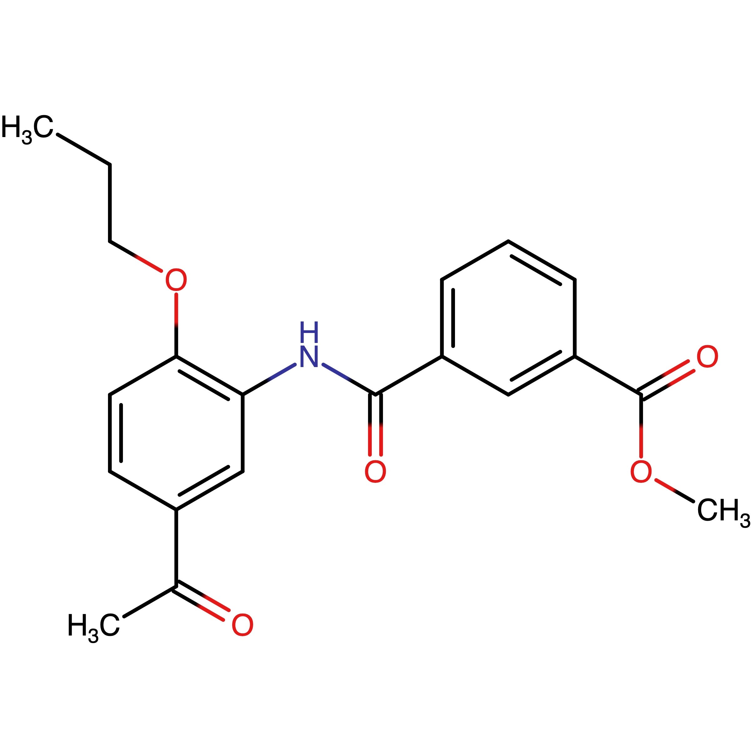 CAS RN 1801351-86-9 | Methyl 3-((5-acetyl-2-propoxyphenyl)carbamoyl)benzoate