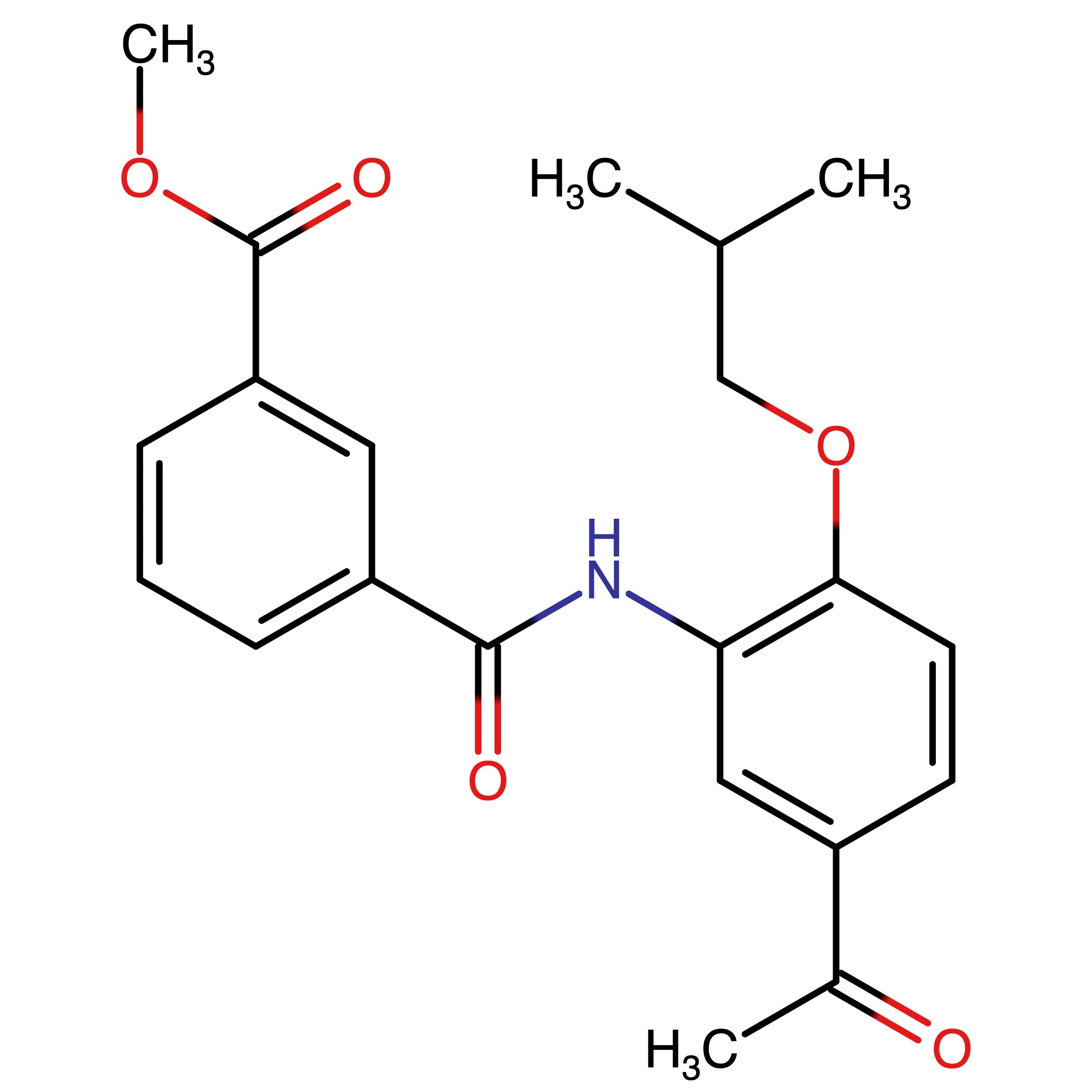 CAS RN 1801351-87-0 | Methyl 3-((5-acetyl-2-isobutoxyphenyl)carbamoyl)benzoate