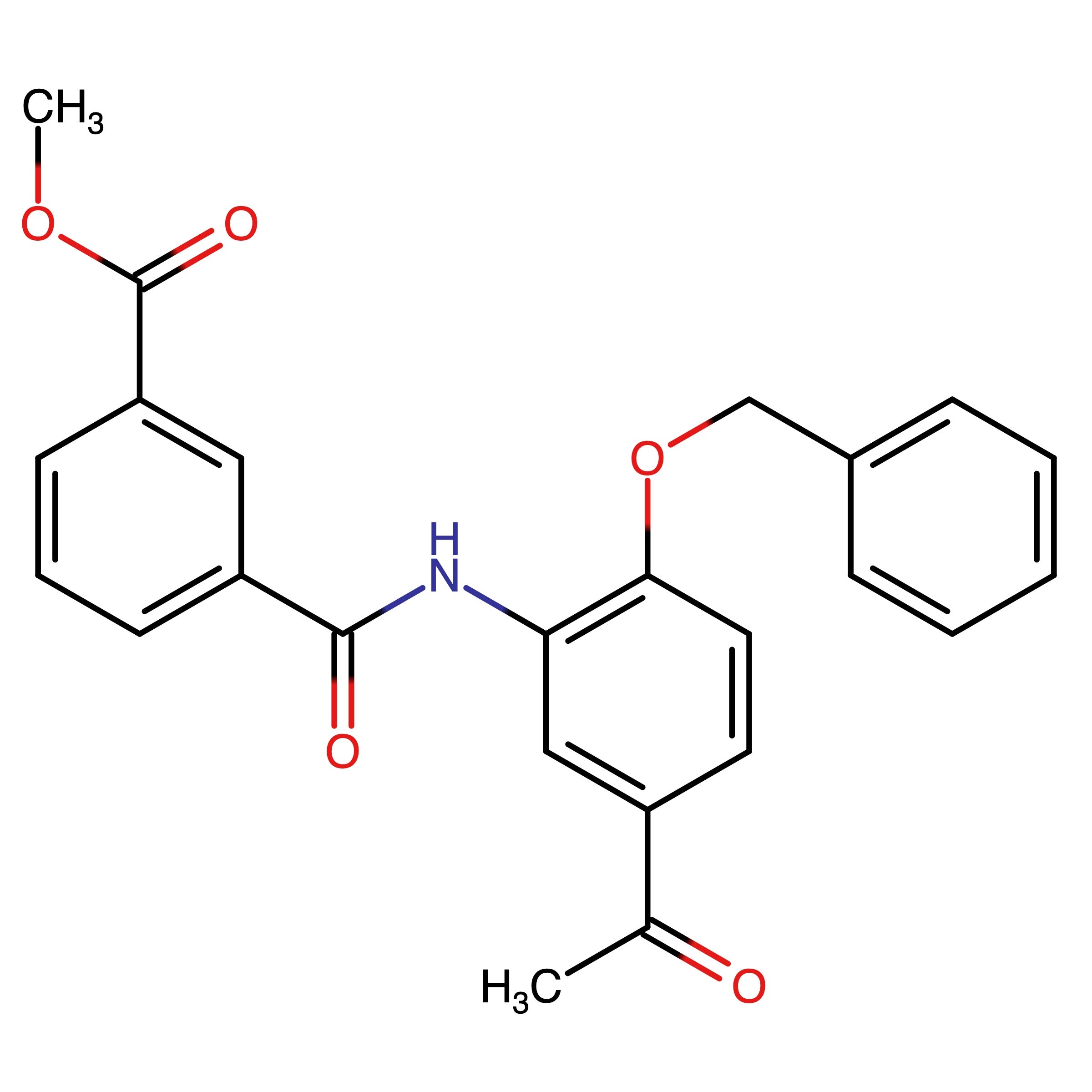 CAS RN 1801351-89-2 | Methyl 3-((5-acetyl-2-(benzyloxy)phenyl)carbamoyl)benzoate