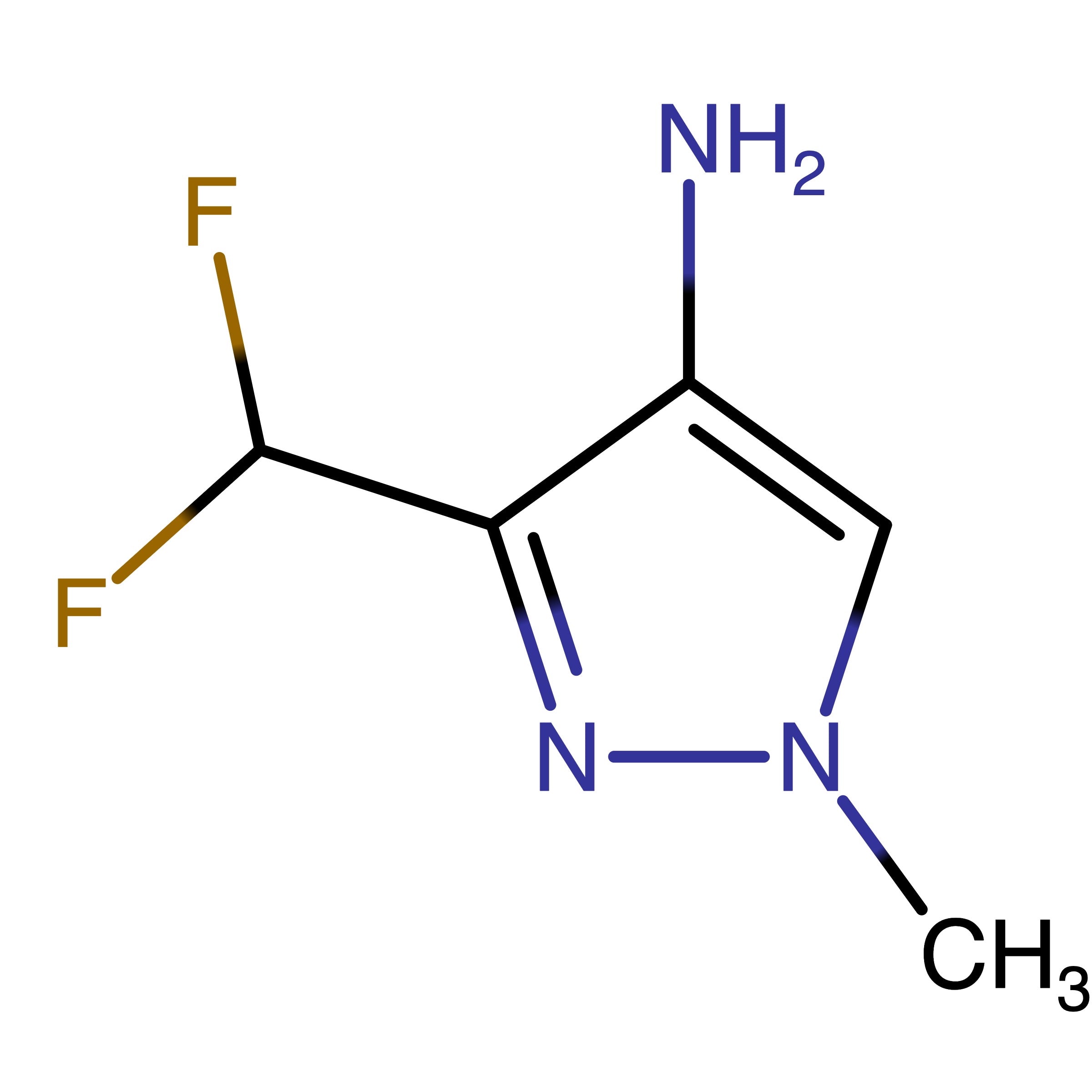 CAS RN 1801762-09-3 | 3-(Difluoromethyl)-1-methyl-1H-pyrazol-4-amine | MFCD28963069