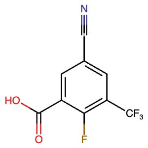 1807042-31-4 | 5-Cyano-2-fluoro-3-(trifluoromethyl)benzoic acid - Hoffman Fine Chemicals