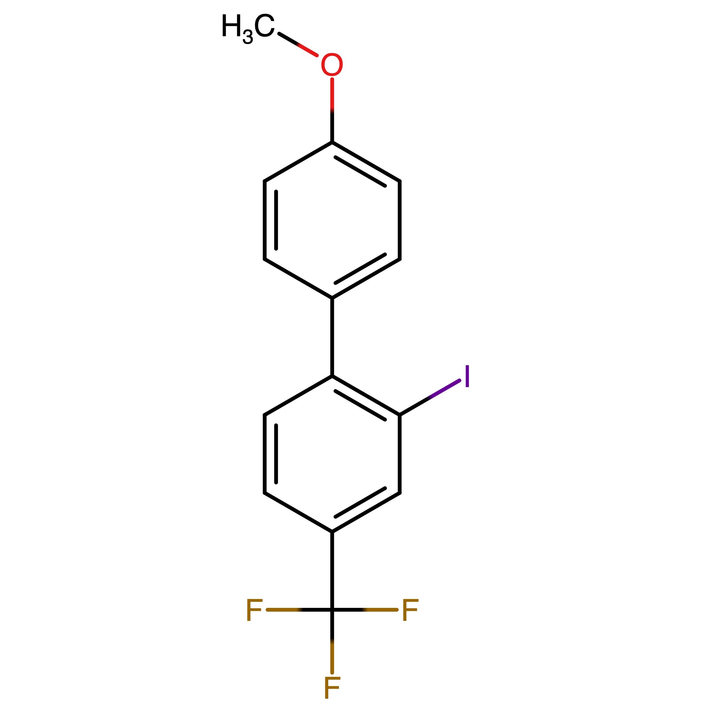 CAS RN 1812178-05-4 | Name: 1-Methoxy-4-(2-iodo-4-trifluoromethylphenyl)benzene