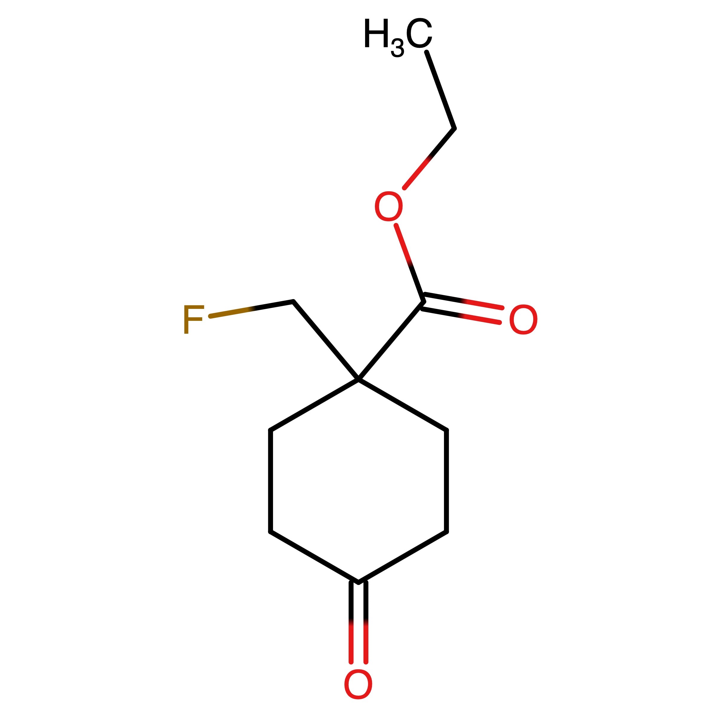 CAS RN 1818868-39-1 | Ethyl 1-(fluoromethyl)-4-oxocyclohexane-1-carboxylate | MFCD30802885