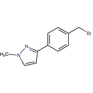 1820815-38-0 | 3-(4-(Bromomethyl)phenyl)-1-methyl-1H-pyrazole - Hoffman Fine Chemicals