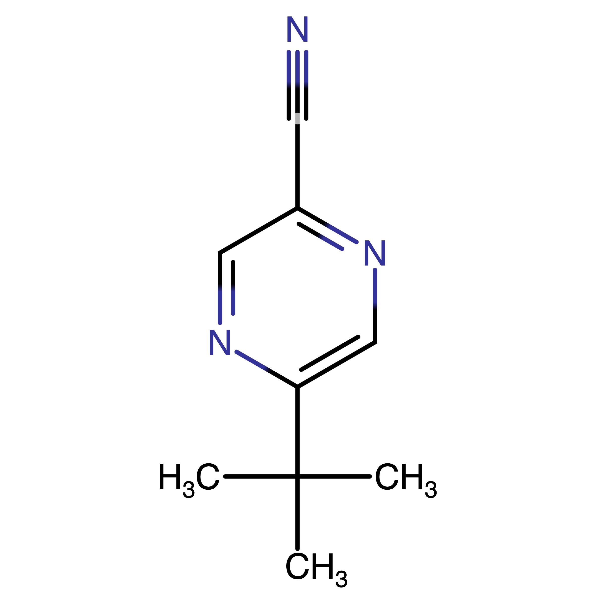 CAS RN 182306-57-6 | 5-(tert-Butyl)pyrazine-2-carbonitrile | MFCD28966528
