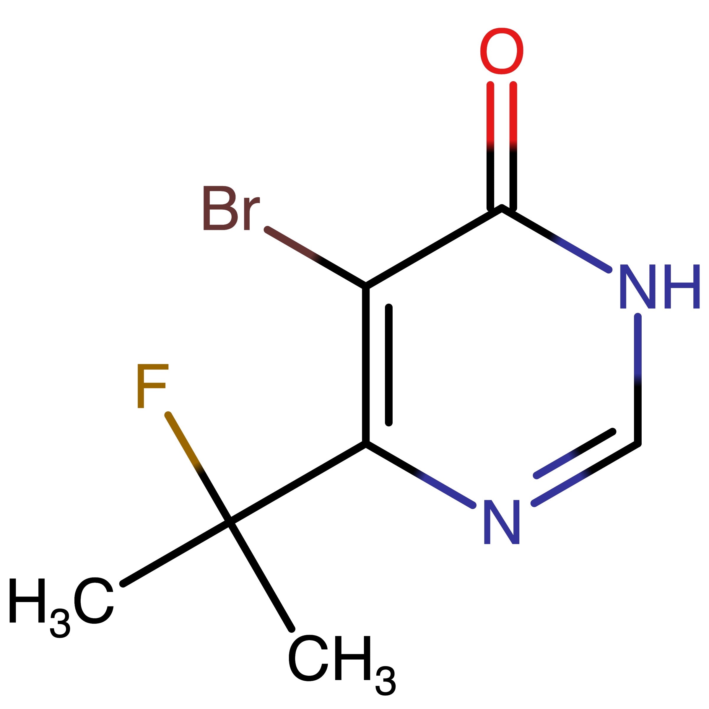 CAS RN 1823898-84-5 | 5-Bromo-6-(2-fluoropropan-2-yl)pyrimidin-4(3H)-one | MFCD26954820