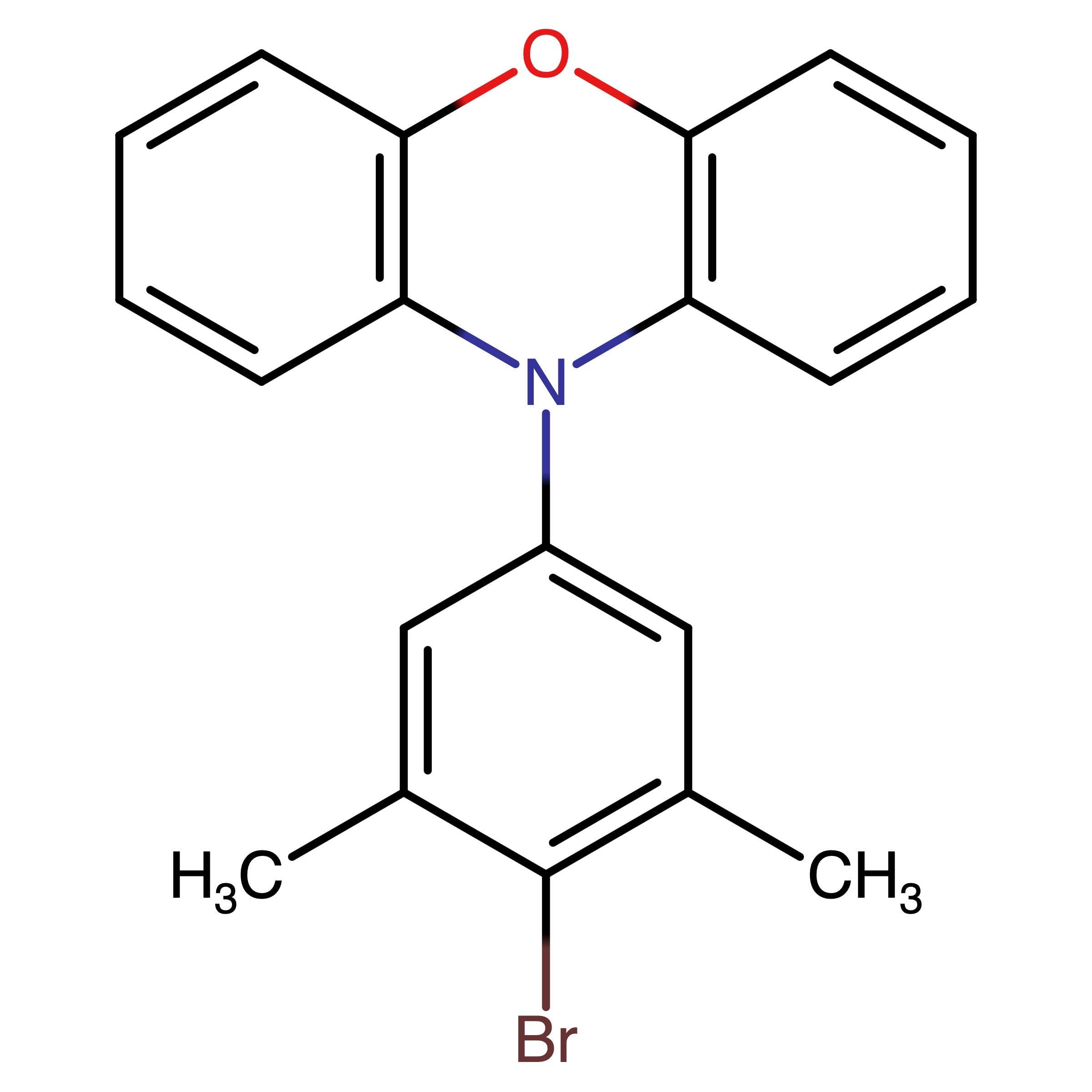 CAS RN 1825379-60-9 | Name: 10-(4-Bromo-3,5-dimethylphenyl)-10H-phenoxazine