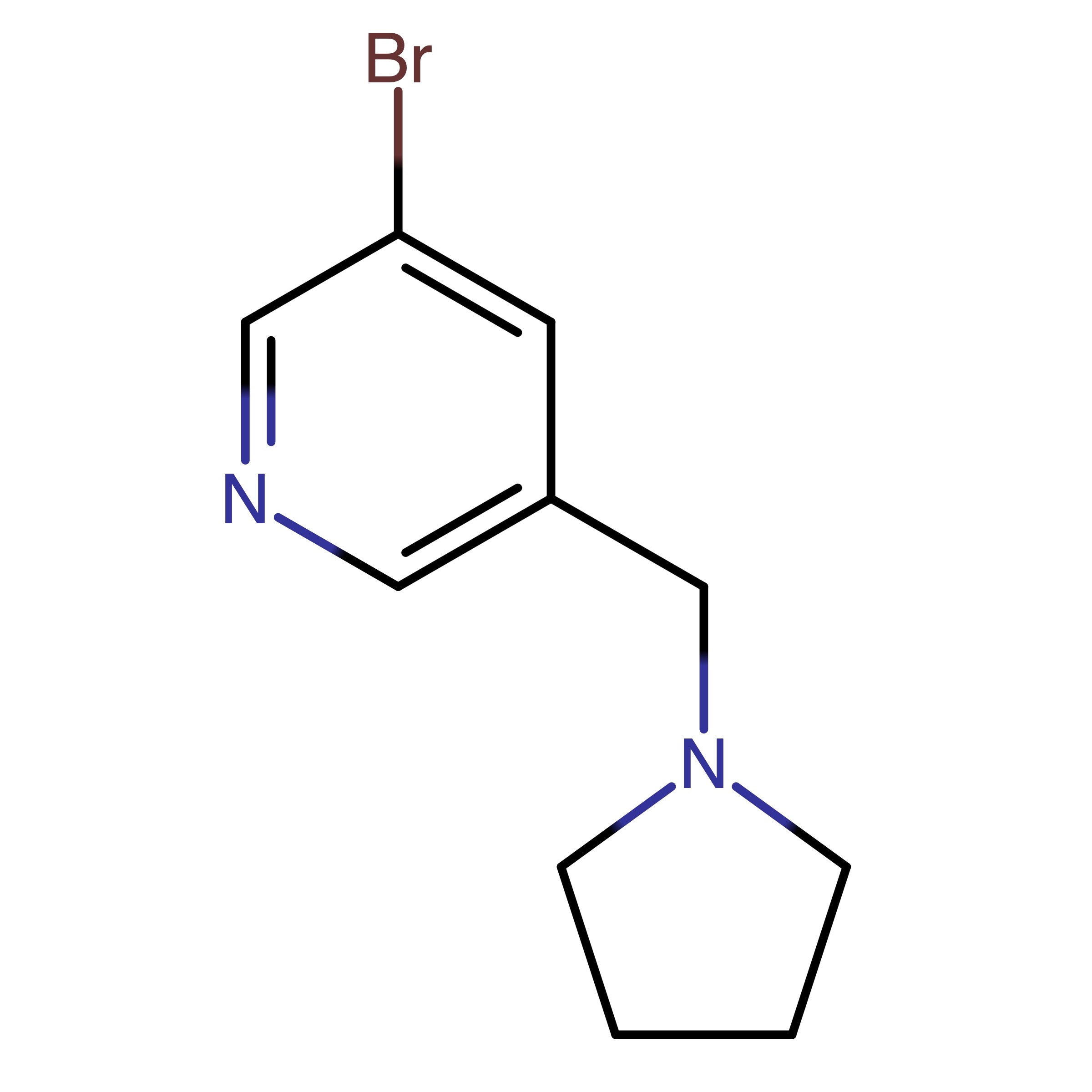 CAS RN 183608-59-5 | Name: 3-Bromo-5-(pyrrolidin-1-ylmethyl)pyridine | MDL: MFCD22628211