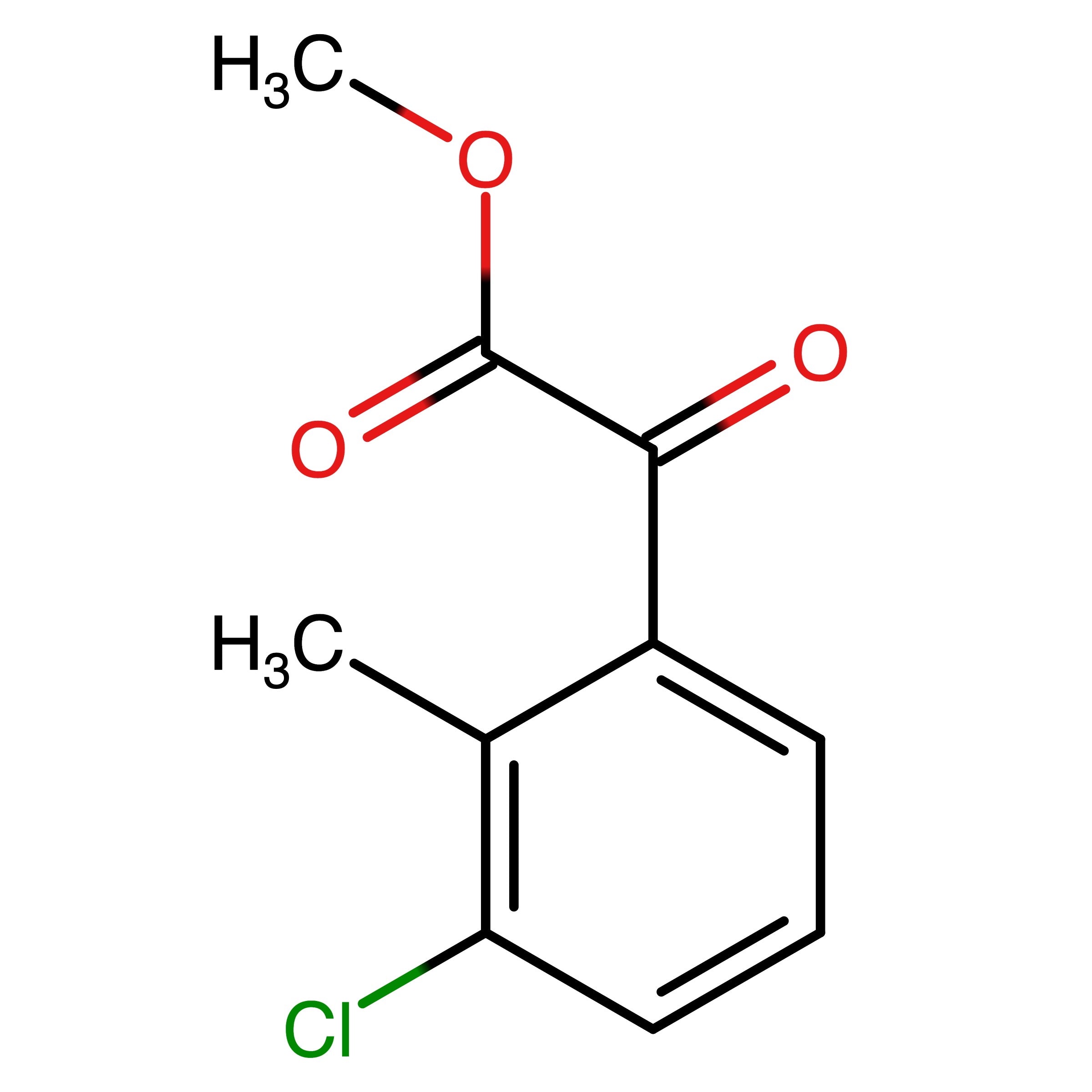 CAS RN 184684-29-5 | Methyl-2-(3-chloro-2-methyl-phenyl)-2-oxo-acetate | MFCD11617637