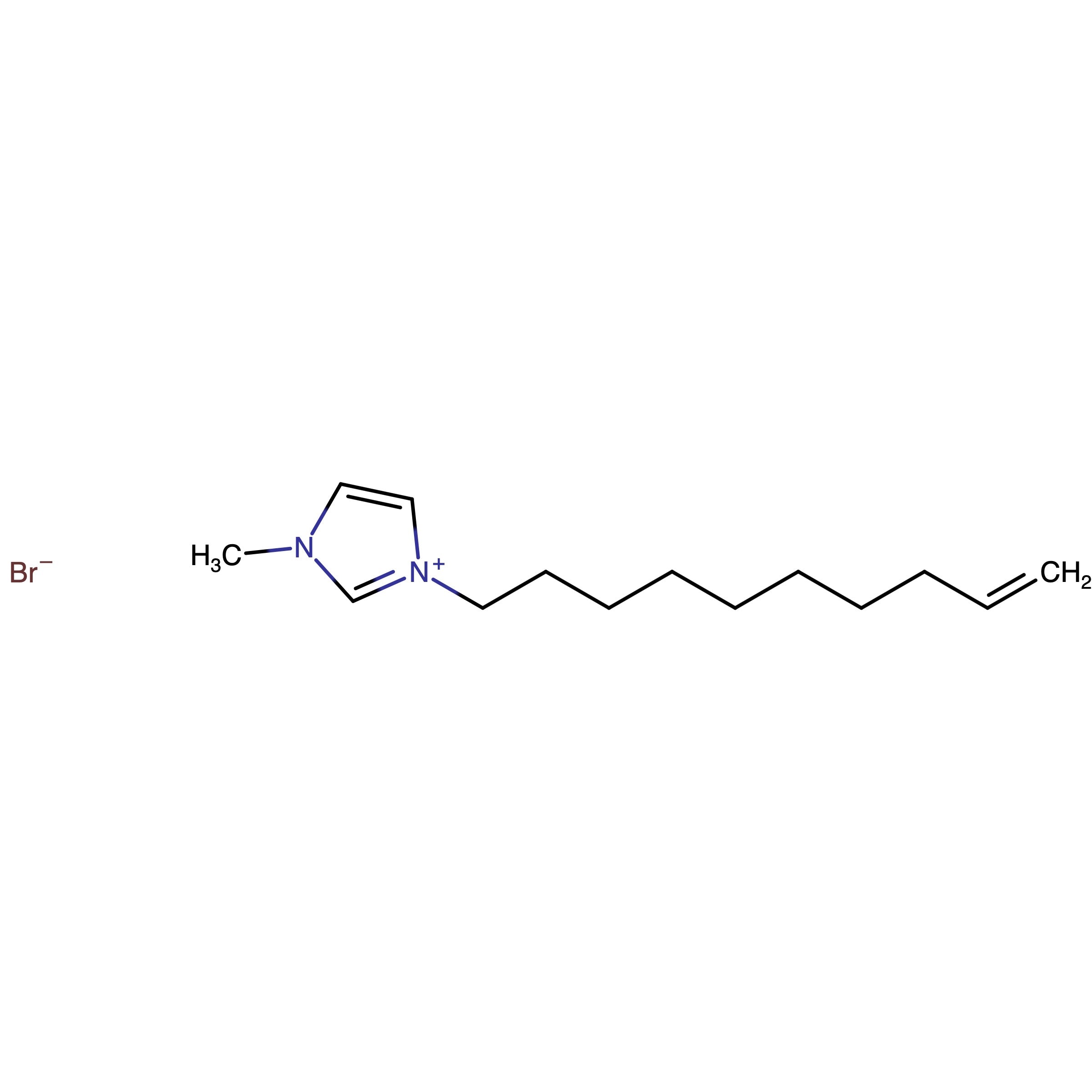 CAS RN 1848880-51-2 | 1-Methyl-3-(dec-9-en-1-yl)imidazolium bromide