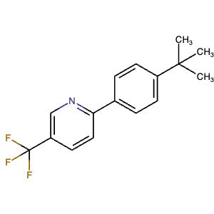 1853241-32-3 | 2-(4-(tert-Butyl)phenyl)-5-(trifluoromethyl)pyridine - Hoffman Fine Chemicals