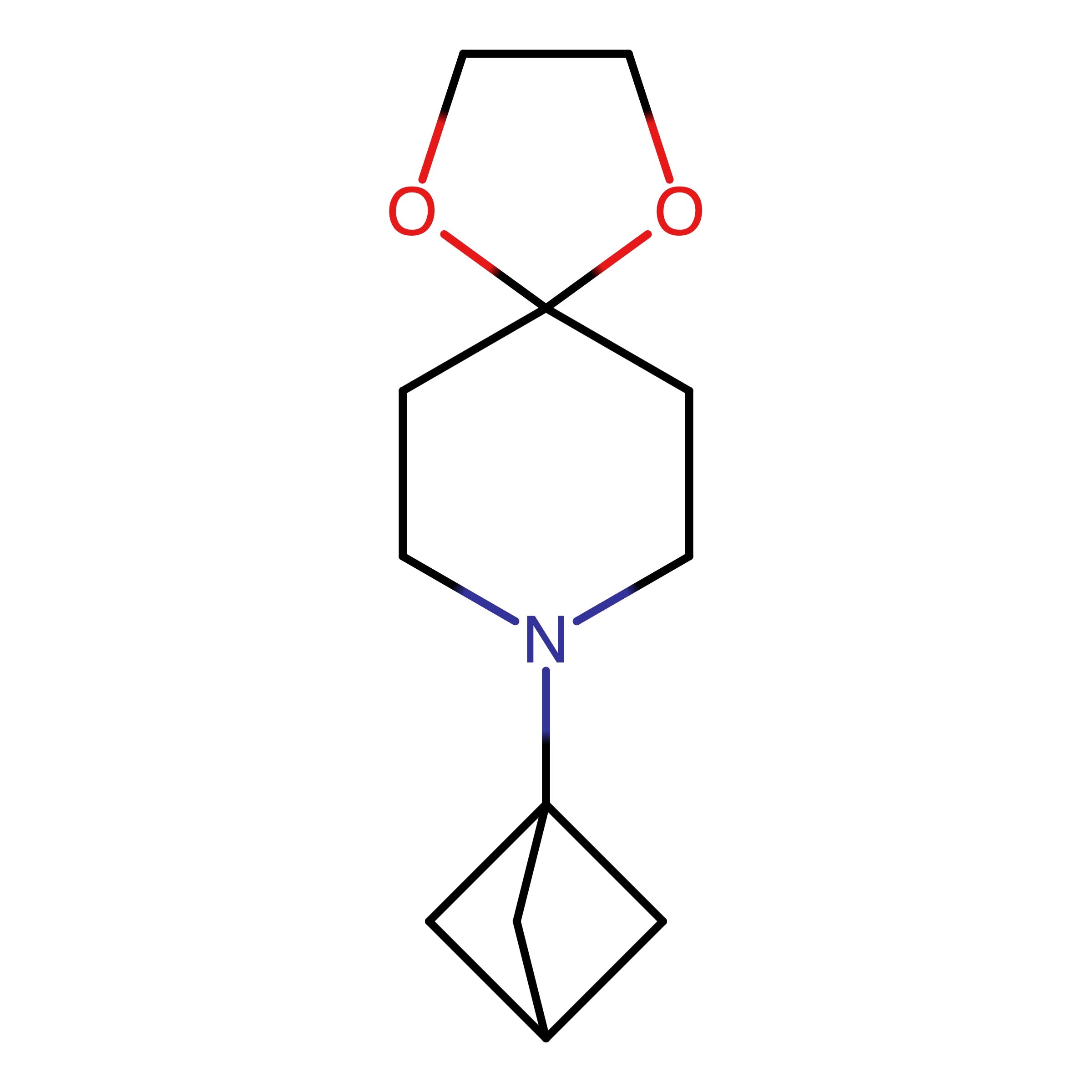 CAS RN 1862201-55-5 | 8-(Bicyclo[1.1.1]pentan-1-yl)-1,4-dioxa-8-azaspiro[4.5]decane | MFCD30067183