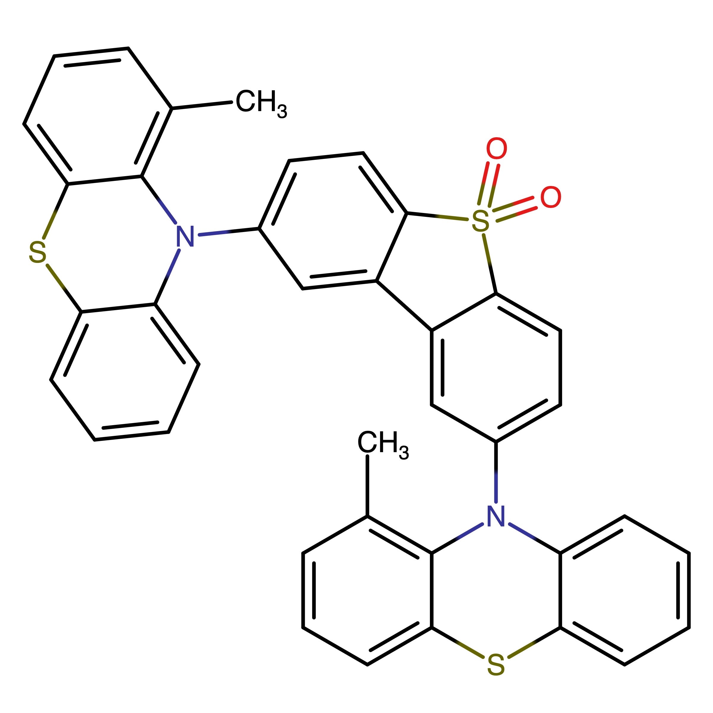 CAS RN 1865688-99-8 | 2,8-bis(1-Methylphenothiazin-10-yl)dibenzothiophene-S,S-dioxide