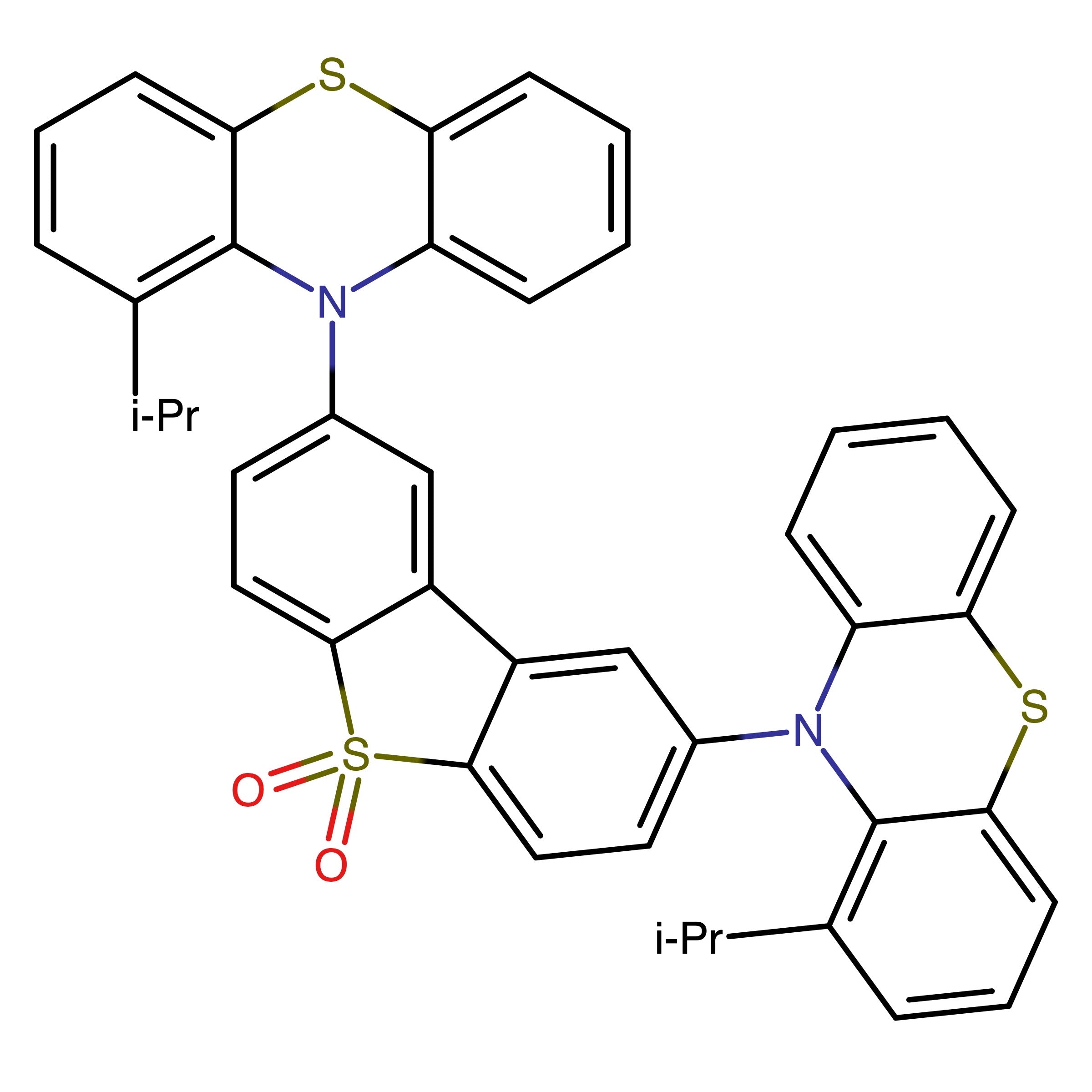 CAS RN 1865689-00-4 | 2,8-Bis[(1-propan-2-yl)phenothiazin-10-yl)dibenzothiophene-S,S-dioxide