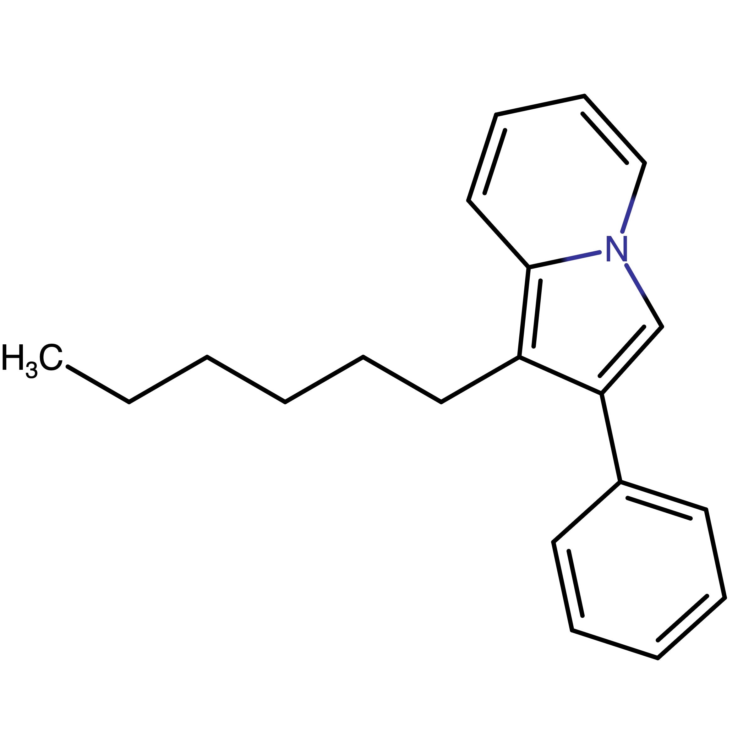 CAS RN 1873333-97-1 | 2-Phenyl-3-hexylindolizine