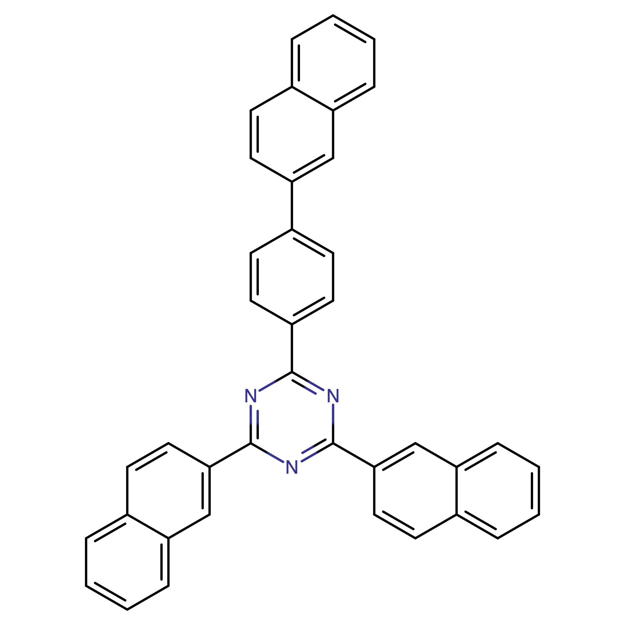 CAS RN 1884158-89-7 | 2,4-Dinaphthalen-2-yl-6-(4-naphthalen-2-ylphenyl)-1,3,5-triazine