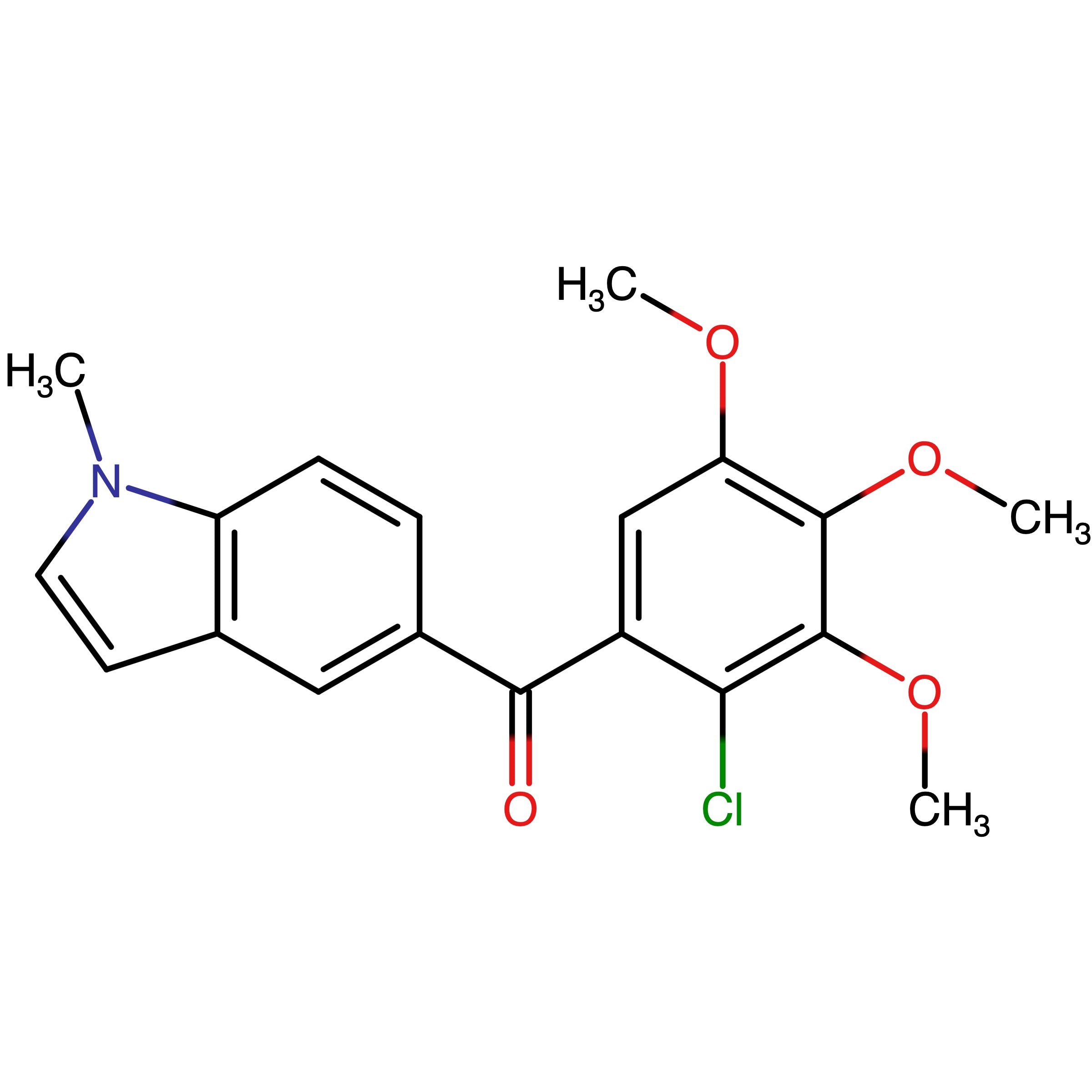 CAS RN 1885881-59-3 | (2-Chloro-3,4,5-trimethoxyphenyl)(1-methyl-1H-indol-5-yl)methanone