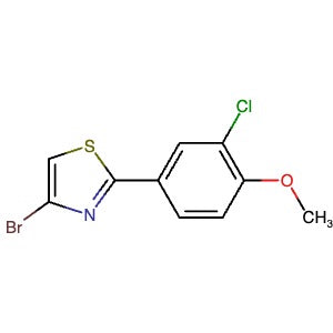 1889543-04-7 | 4-Bromo-2-(3-chloro-4-methoxyphenyl)thiazole - Hoffman Fine Chemicals