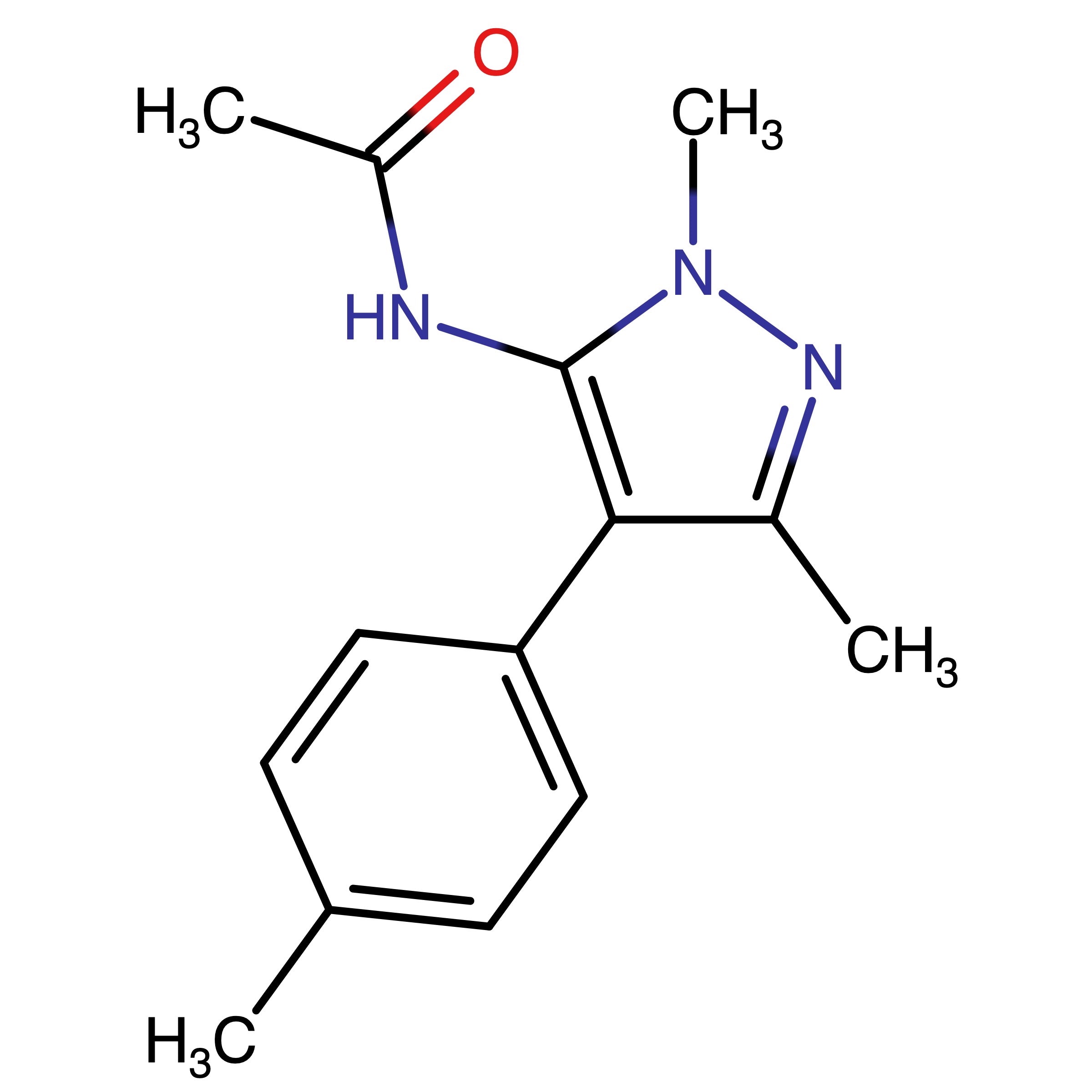 CAS RN 1894247-14-3 | N-[1,3-Dimethyl-4-(p-tolyl)-1H-pyrazol-5-yl]acetamide