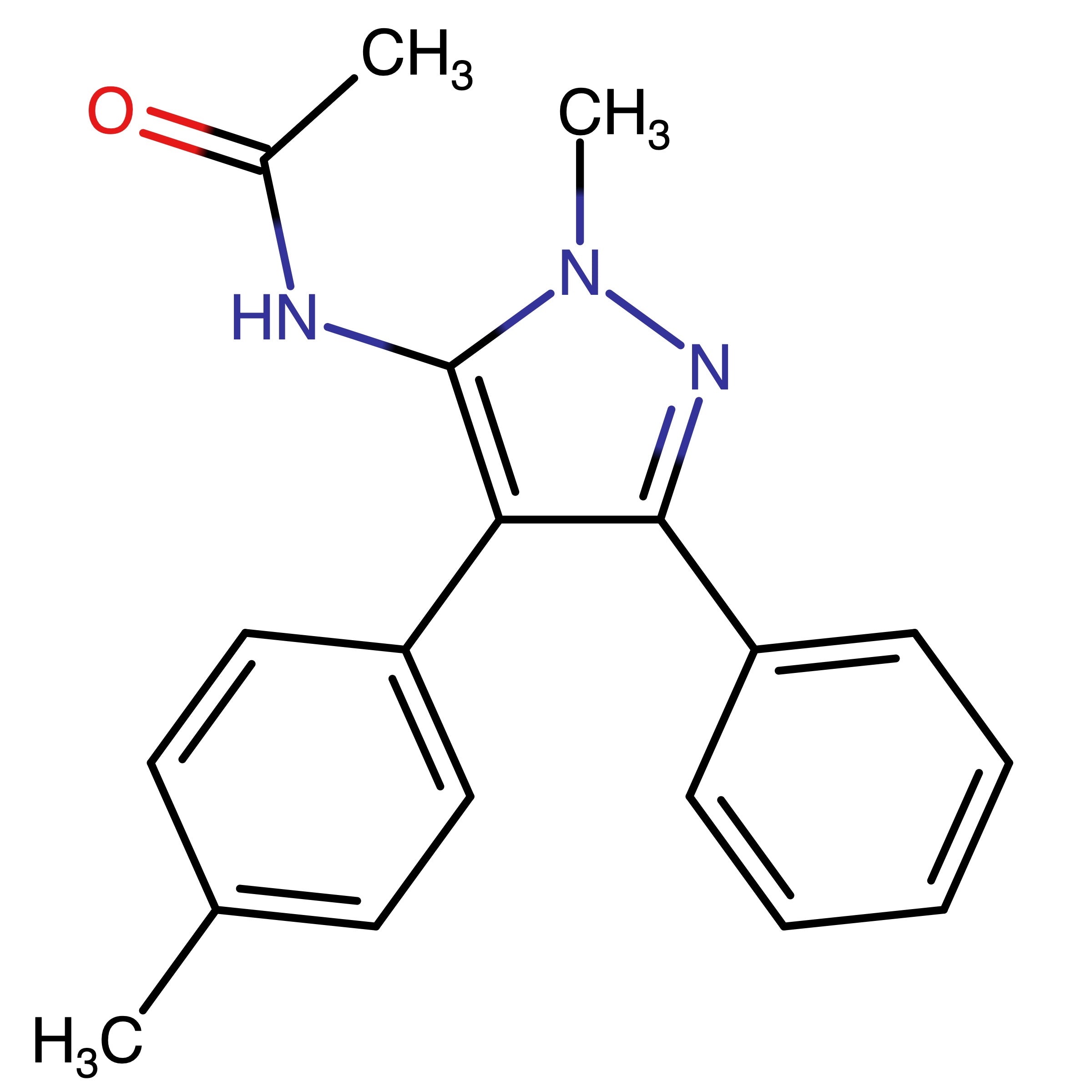 CAS RN 1894247-18-7 | N-[1-Methyl-3-phenyl-4-(p-tolyl)-1H-pyrazol-5-yl]acetamide