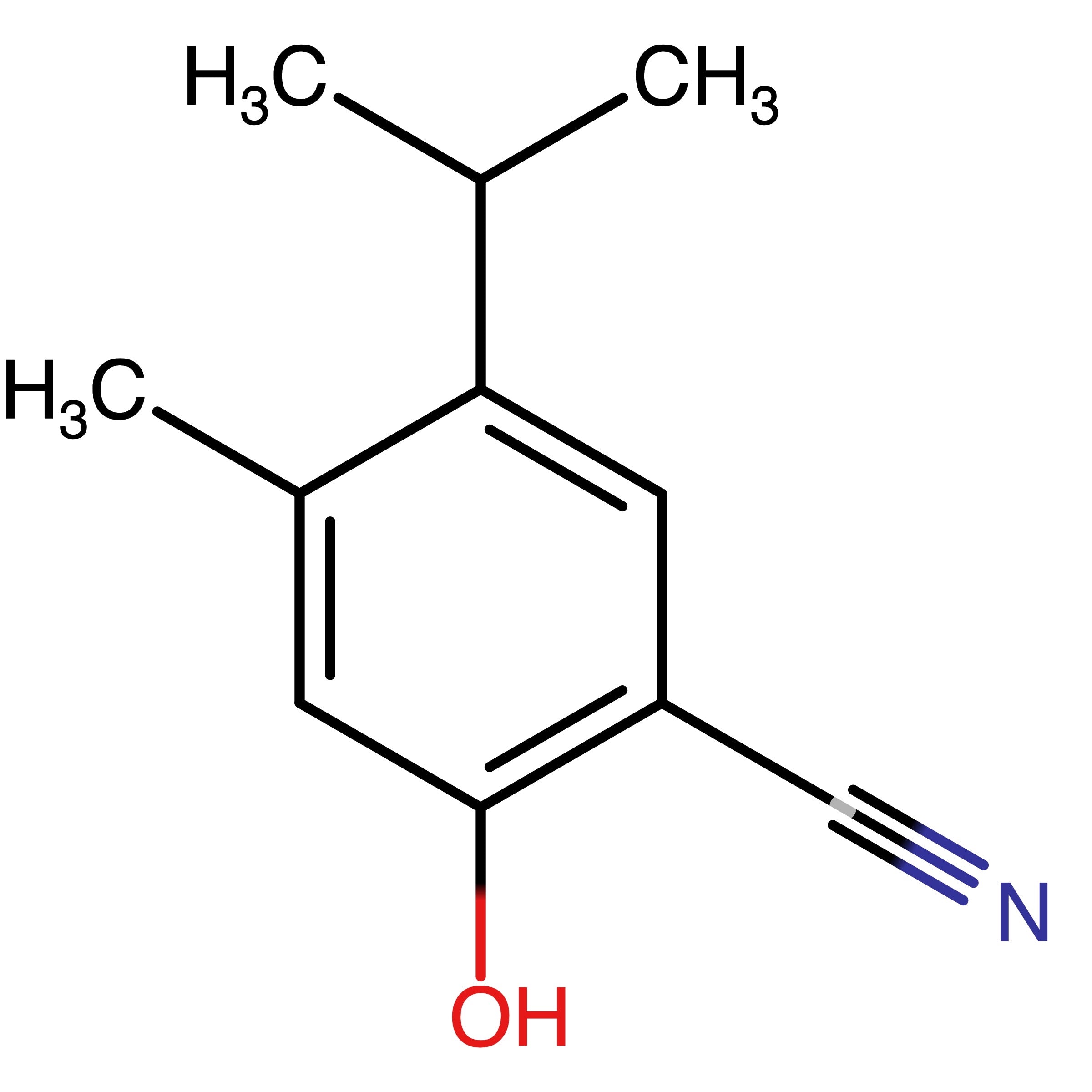 CAS RN 1894553-02-6 | 2-Hydroxy-5-isopropyl-4-methylbenzonitrile