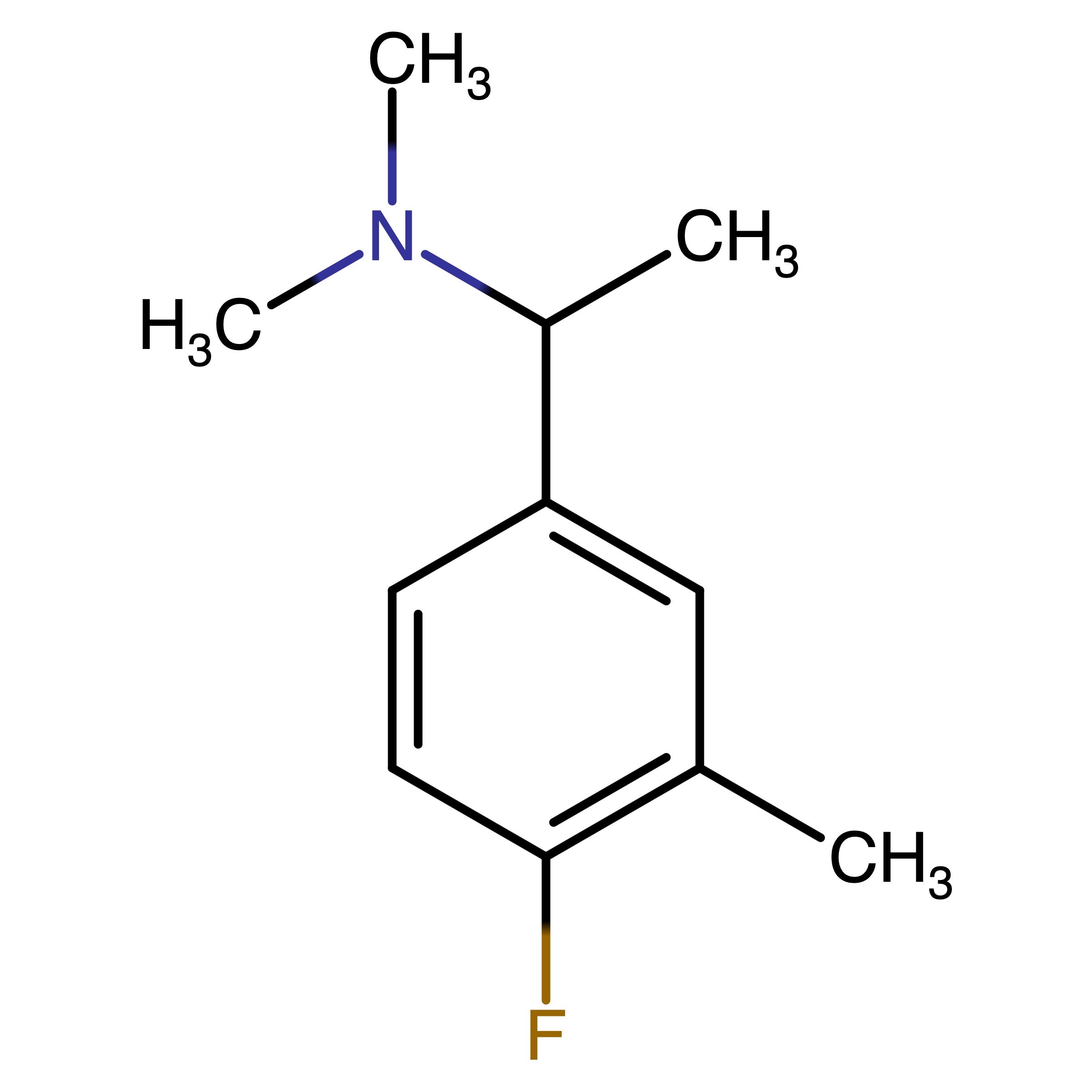 CAS RN 1896055-43-8 | Name: 1-(4-Fluoro-3-methylphenyl)-N,N-dimethylethan-1-amine