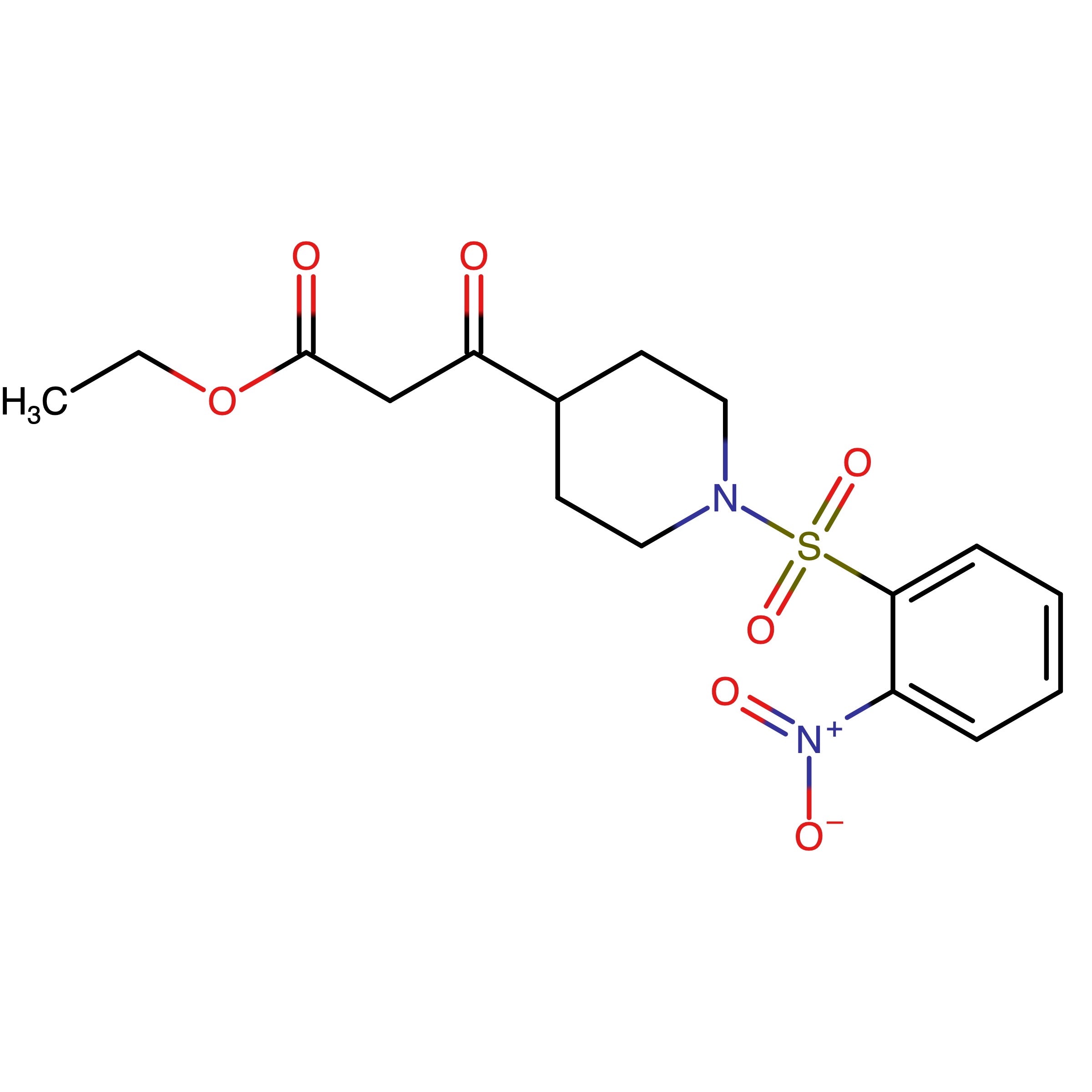 CAS RN 1898207-82-3 | Ethyl 3-{1-[(2-nitrophenyl)sulfonyl]piperidin-4-yl}-3-oxopropanoate